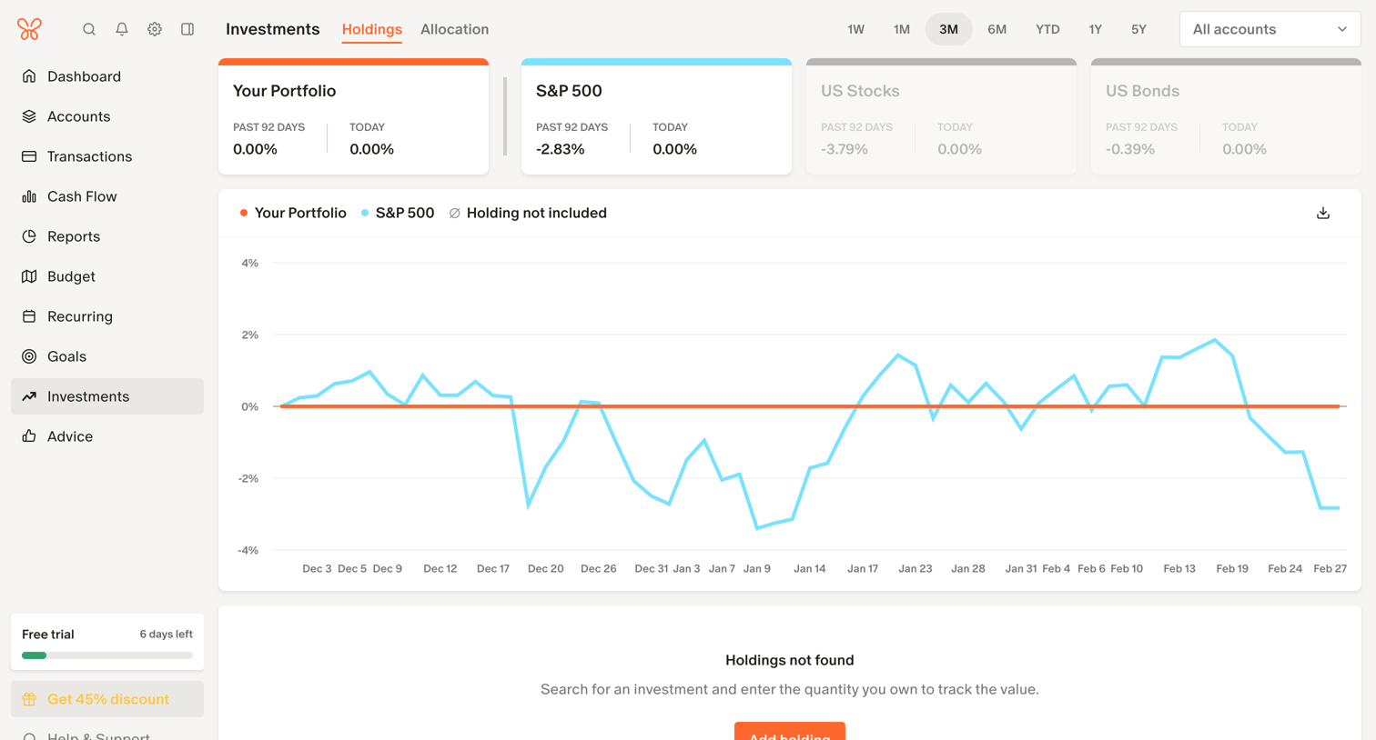 Monarch - Monarch | Investment Holdings screen