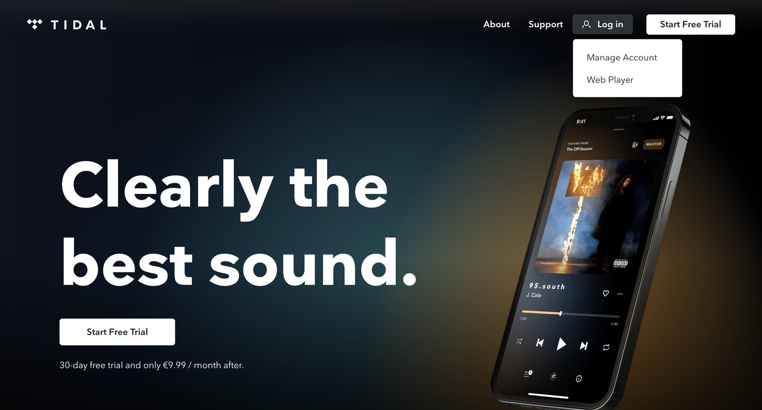 Tidal - TIDAL - High Fidelity Music Streaming screen