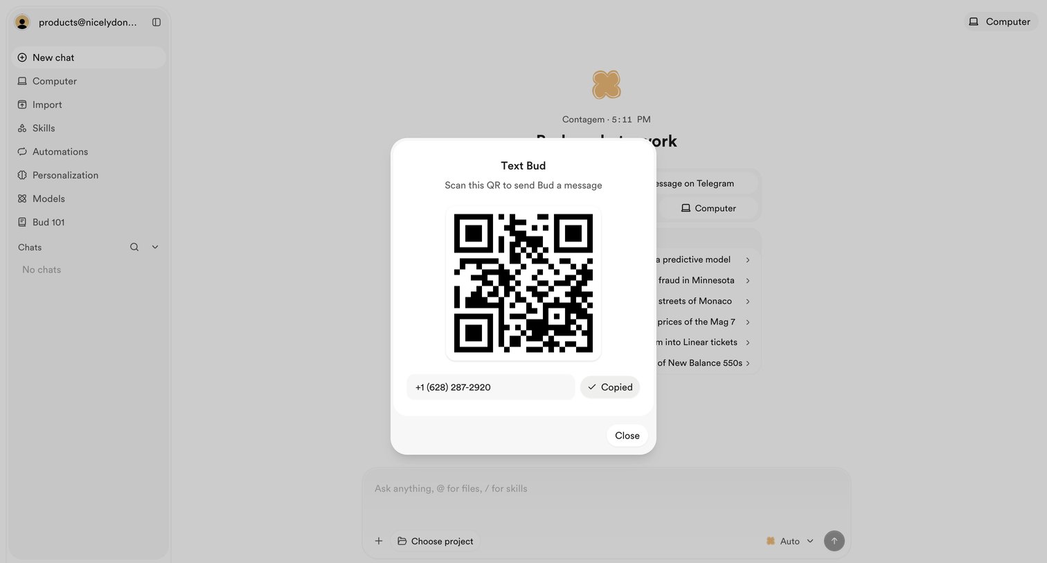 Bud - Bud - Your AI Worker screen