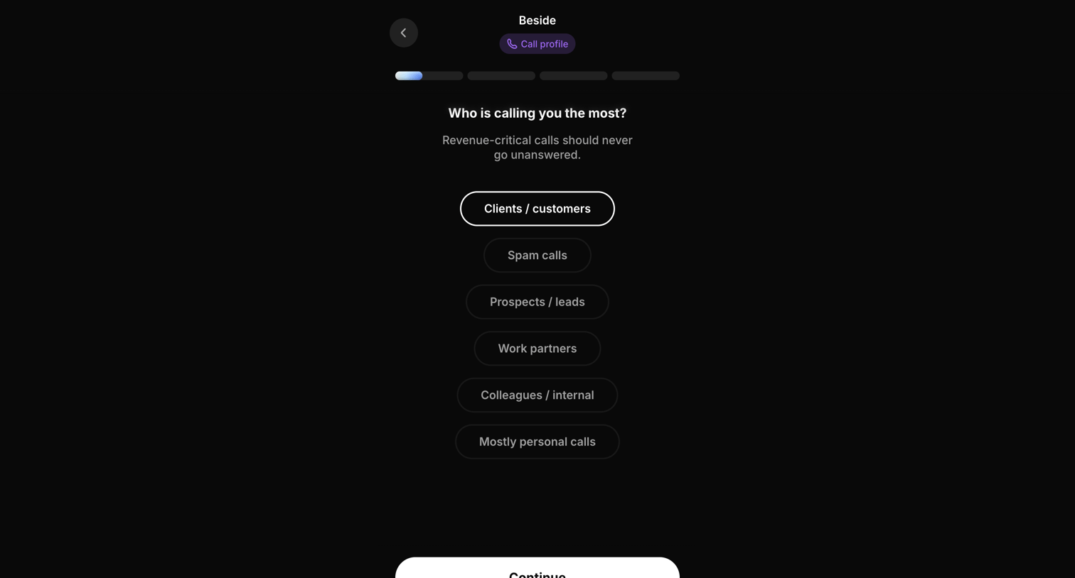 Beside - Beside | Join - Beside screen