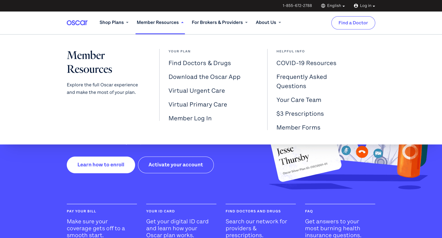 Oscar - Oscar | Health insurance made easy screen