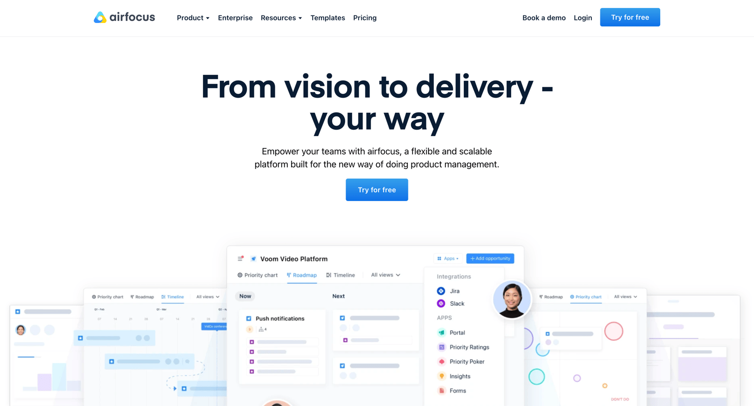 Airfocus - Product Strategy Features From Vision To Delivery | airfocus screen