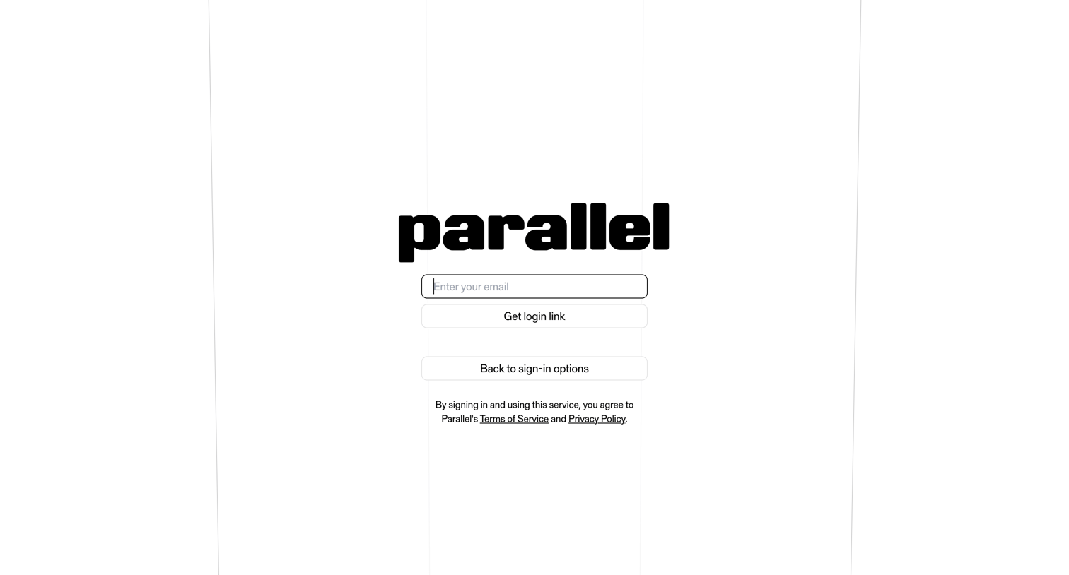 Parallel - Parallel Platform screen