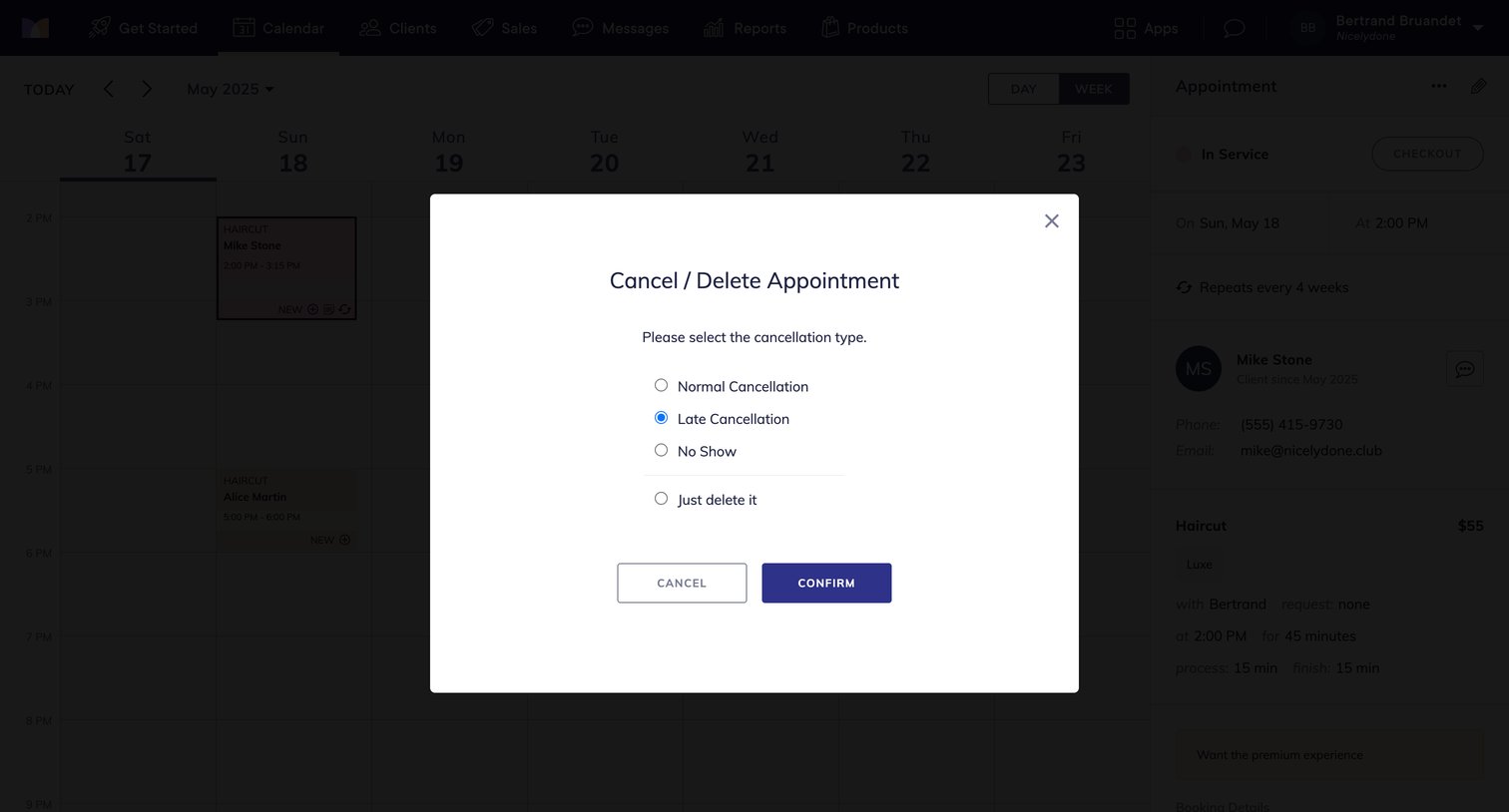 Mangomint - Mangomint App screen