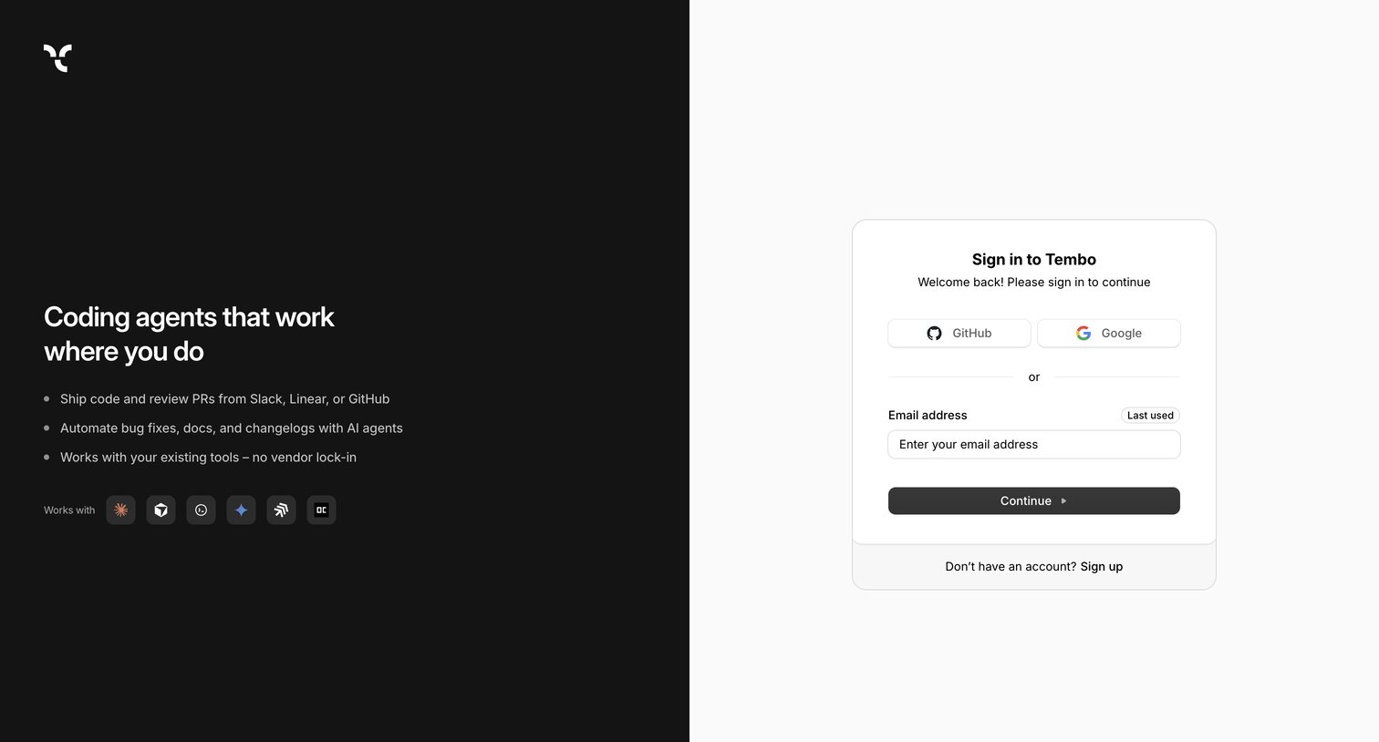 Tembo — Coding agents that work where you do from Tembo