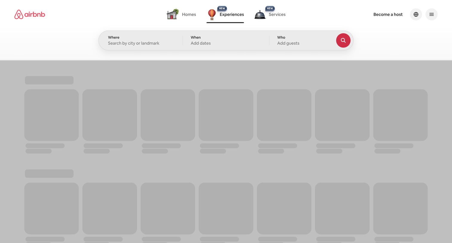Airbnb - Airbnb Experiences - Find Things to Do Hosted by Locals screen