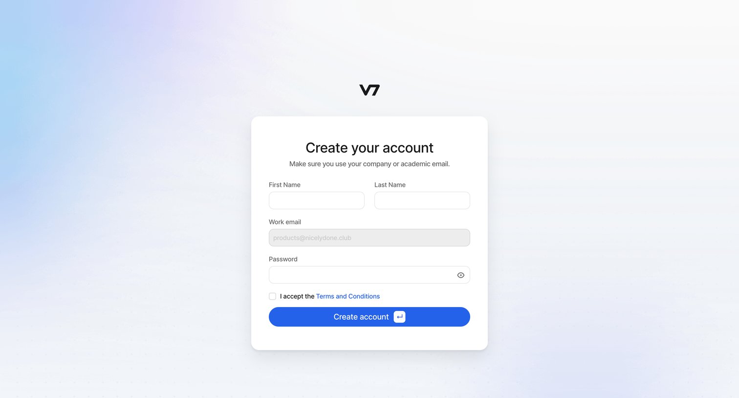 V7 - V7 Darwin screen