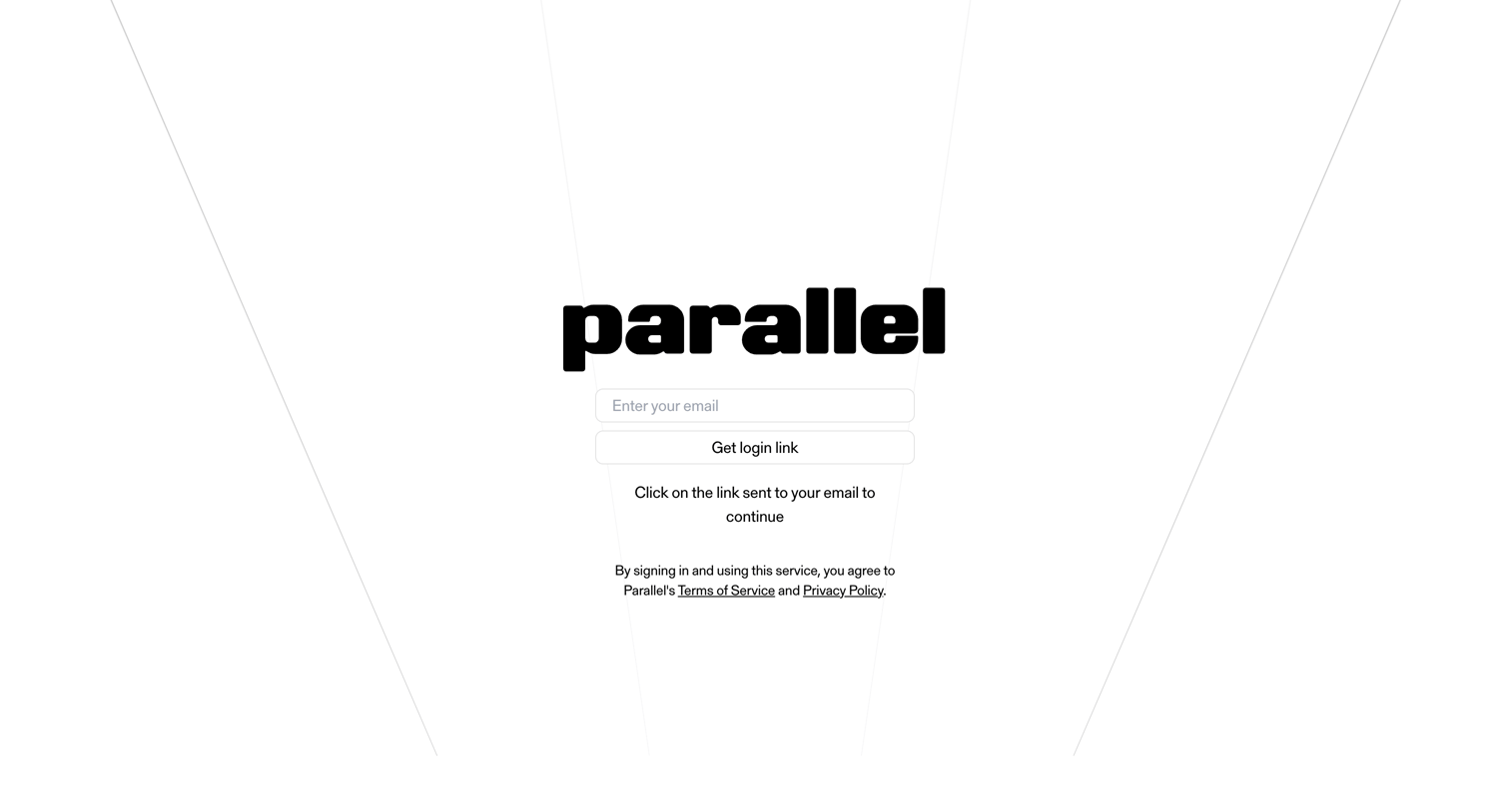 Parallel - Parallel Platform screen