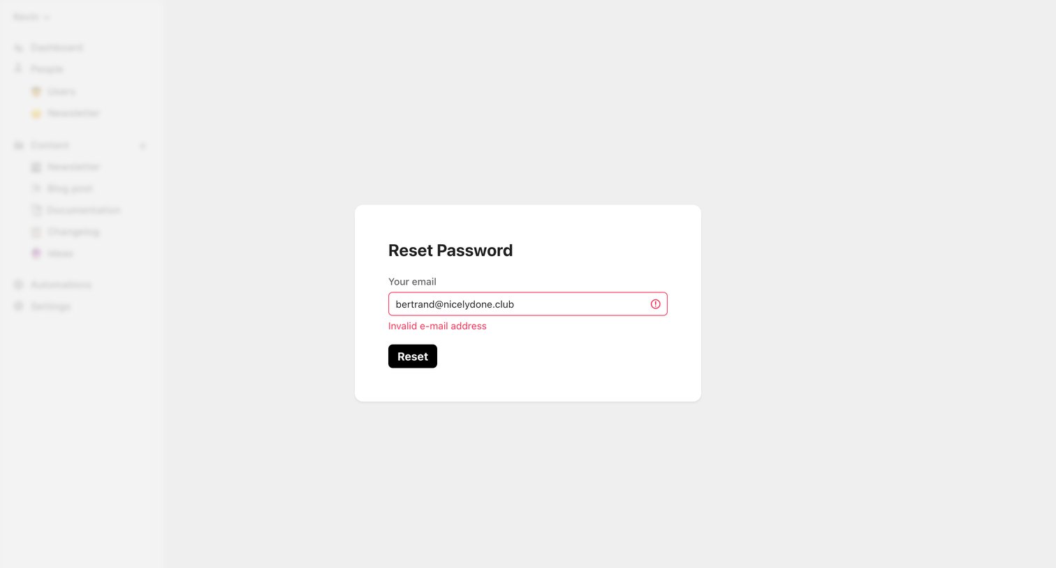 Audienceful screen