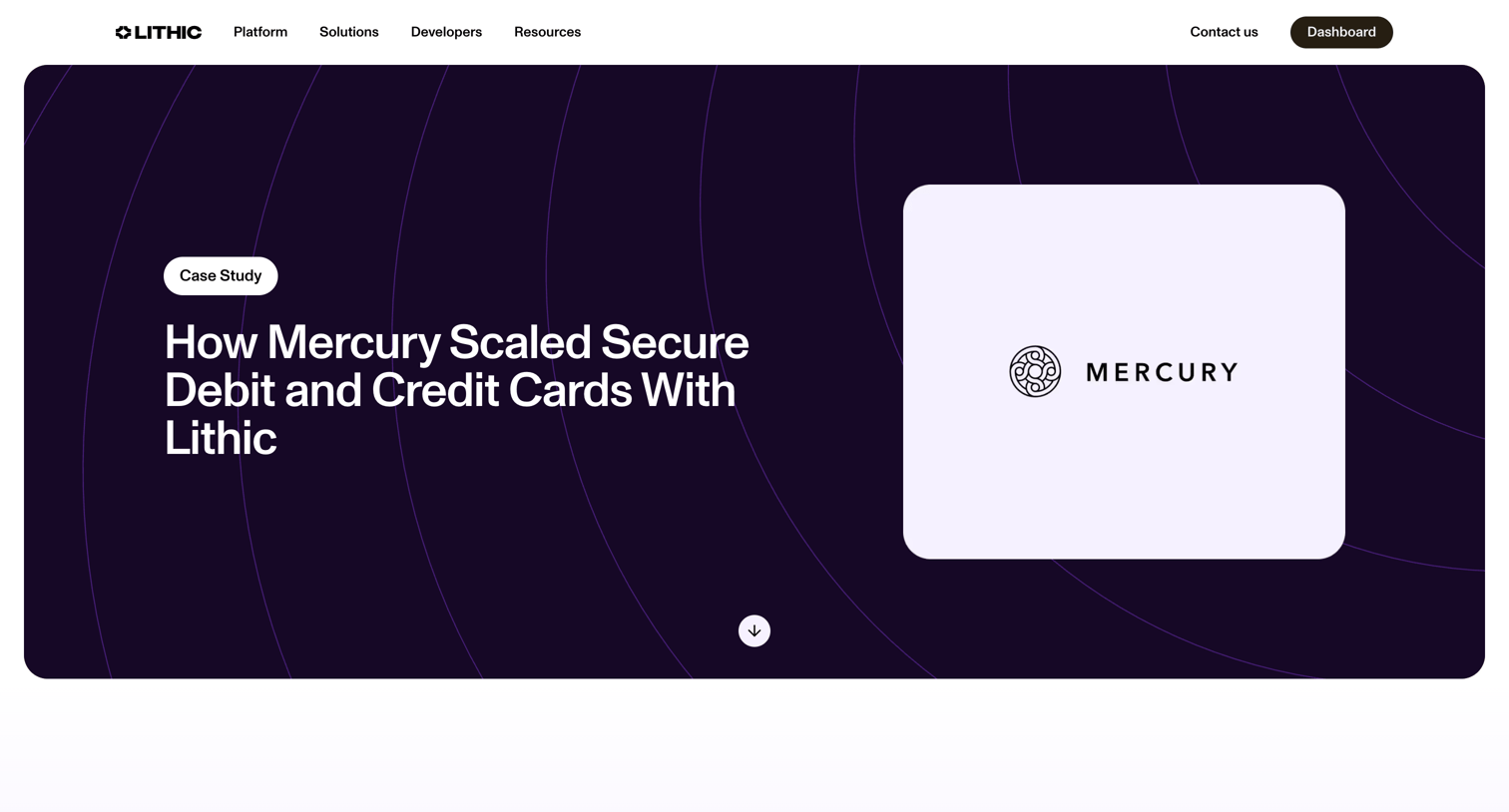 Lithic - How Mercury Scaled Secure Debit and Credit Cards With Lithic screen