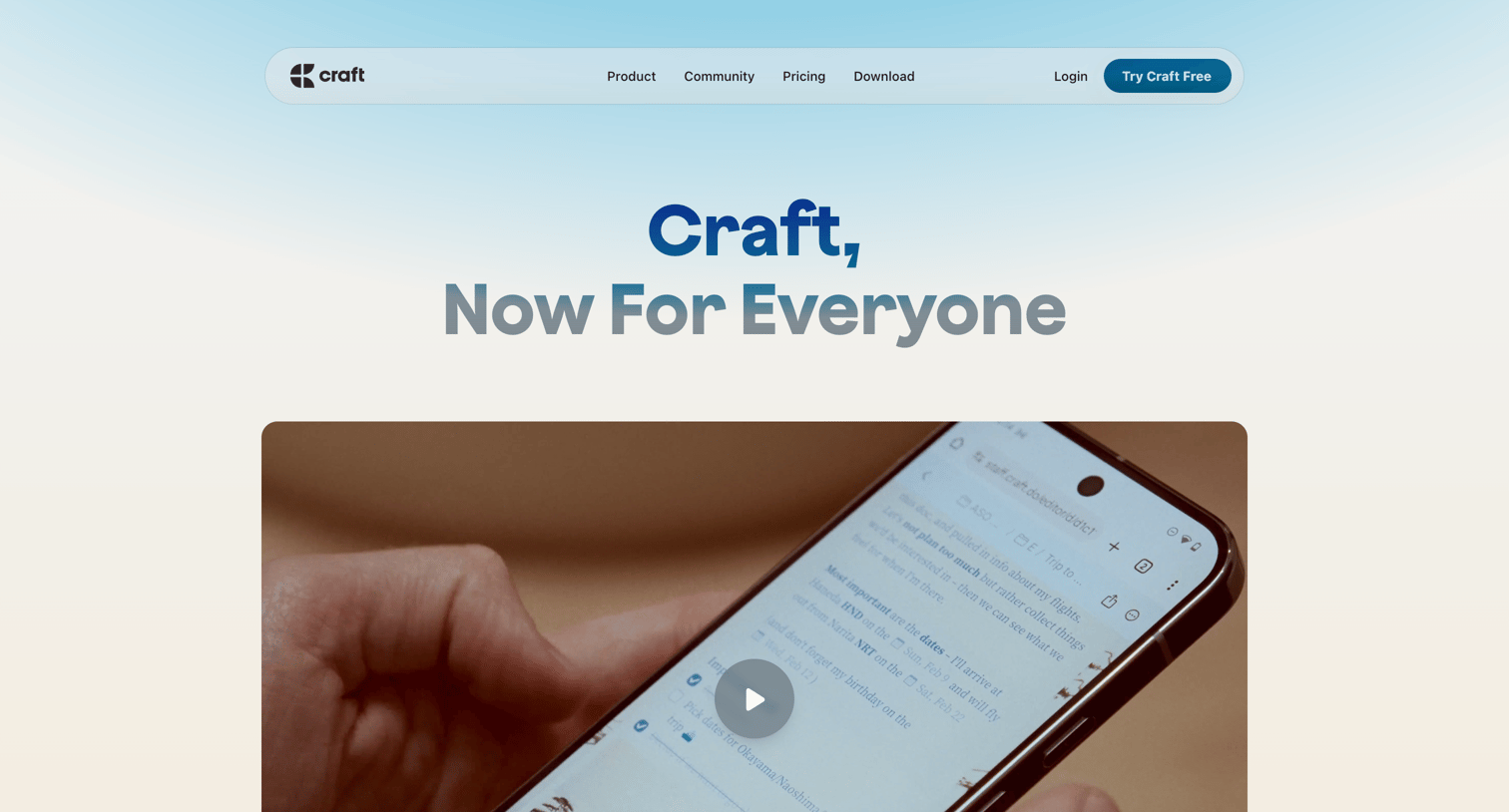 Craft - Download Craft for Free screen