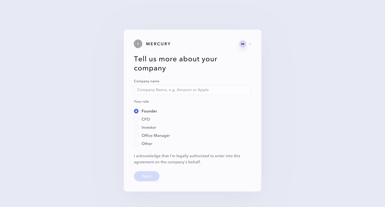 Mercury - Mercury | Banking for startups screen