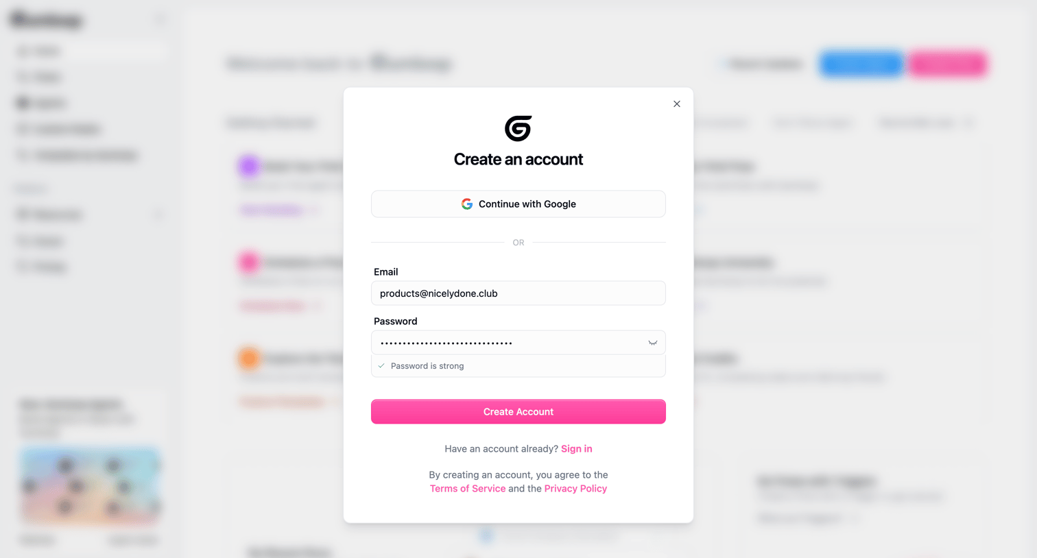 Gumloop - Gumloop | Hub screen