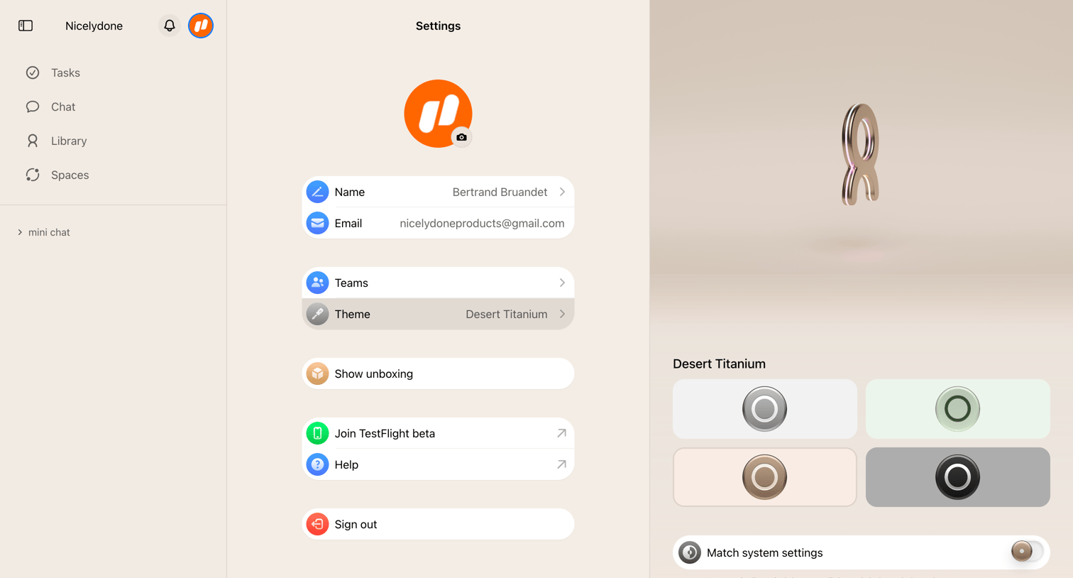 Cobot screen
