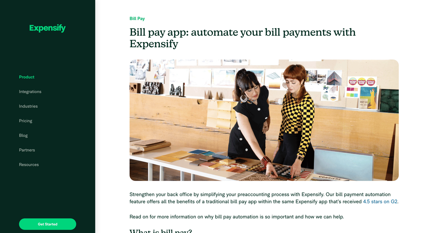 Expensify - Bill Pay App Automate Your Bill Payments Today | Expensify screen