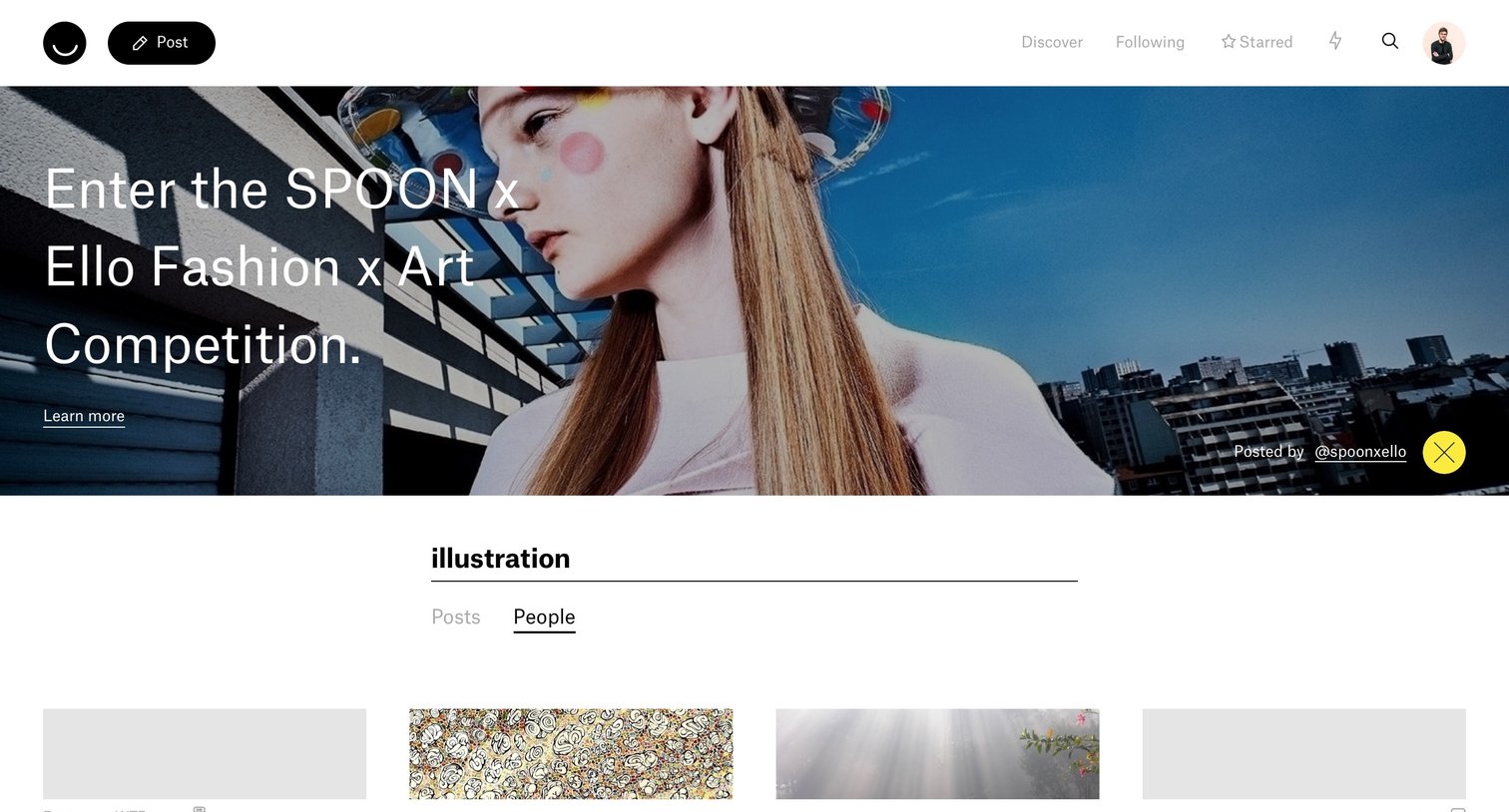 Search from Ello