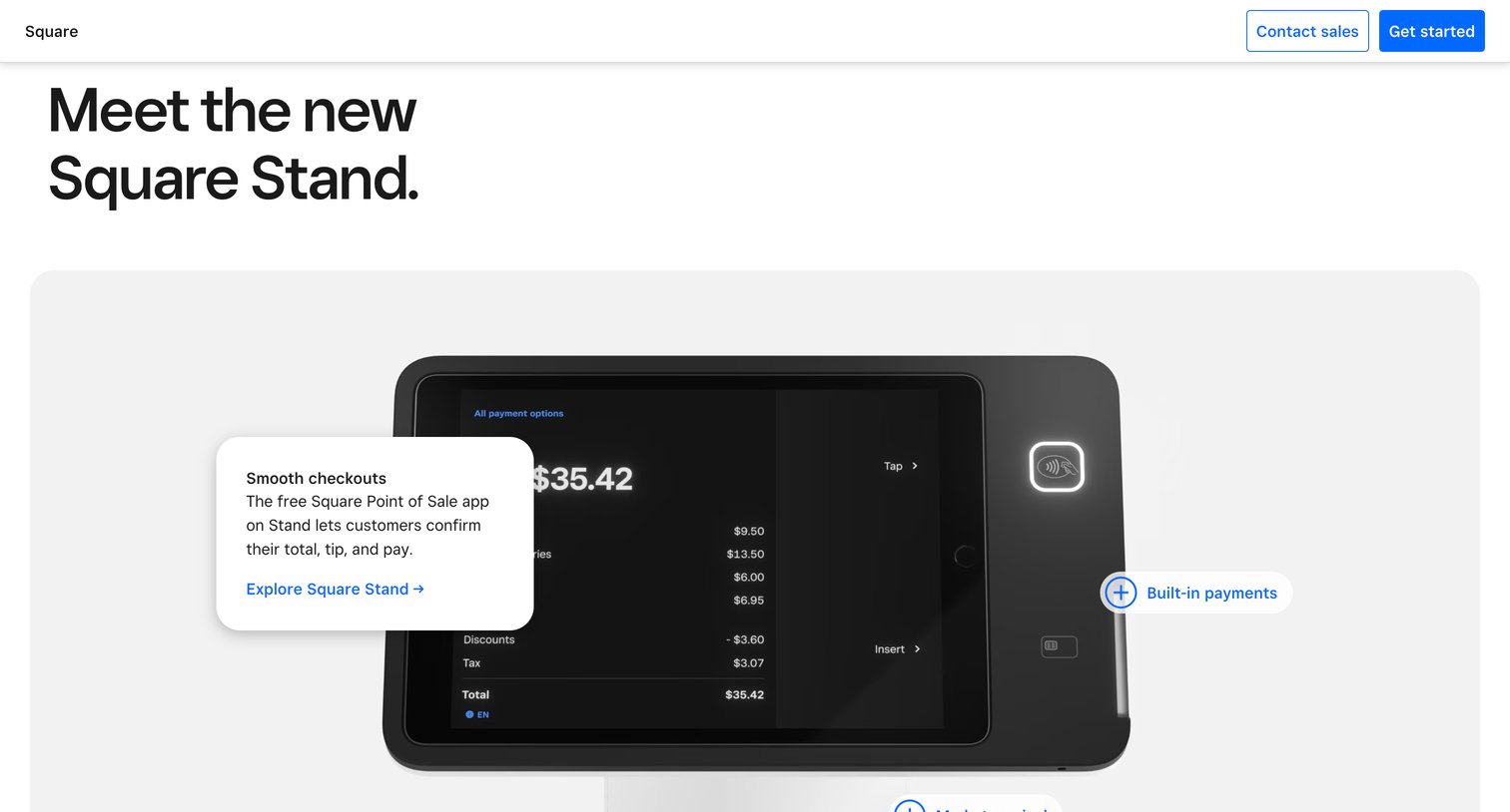 Square - Square | Solutions For Your Small, Medium Large Business screen