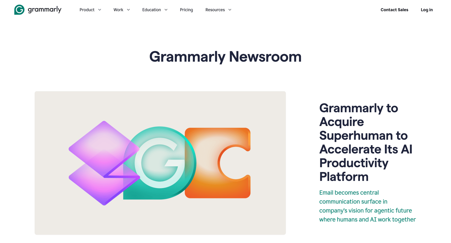 Grammarly - Press Grammarly screen