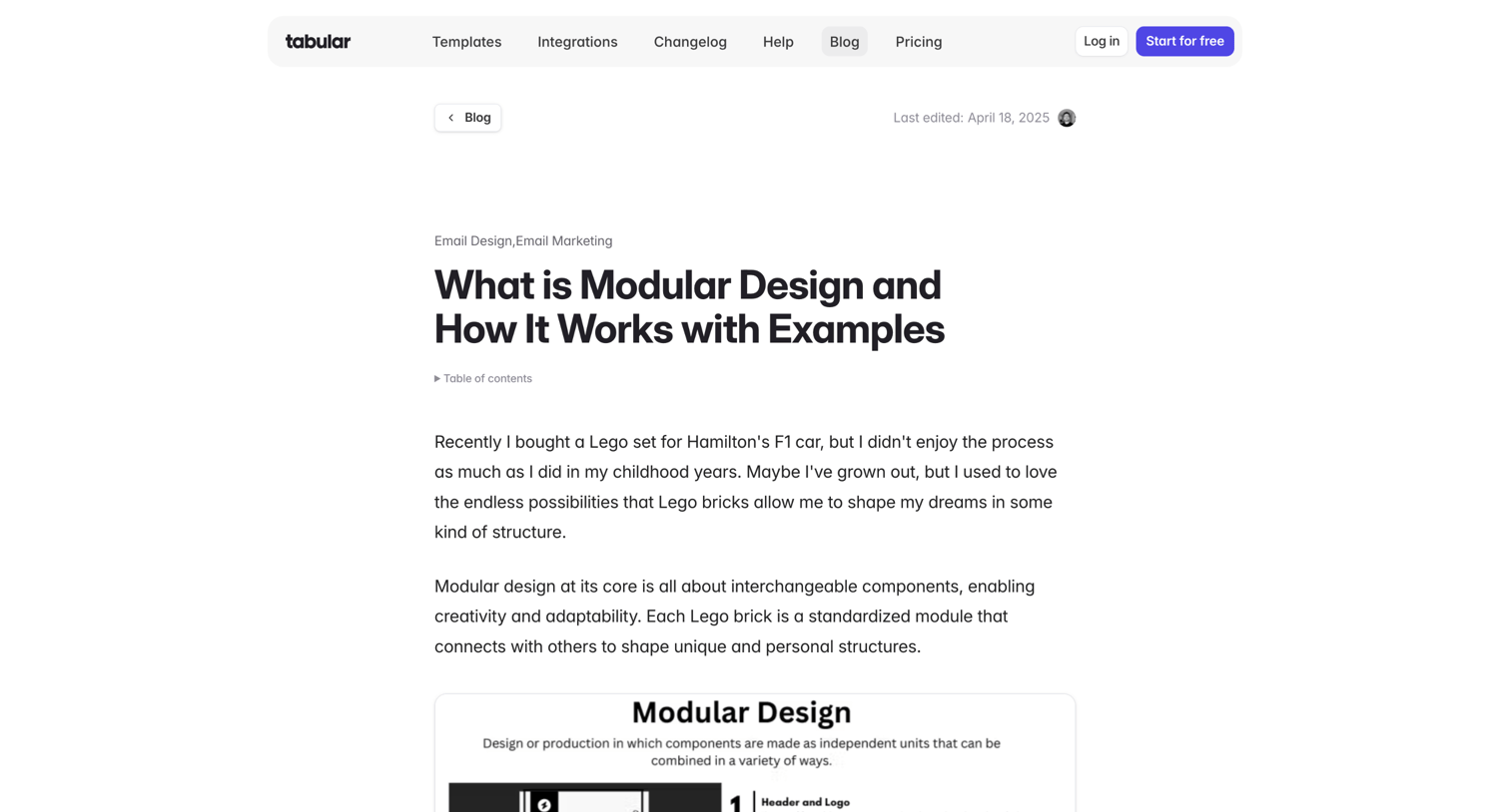 Tabular - What is Modular Design and How It Works with Examples screen