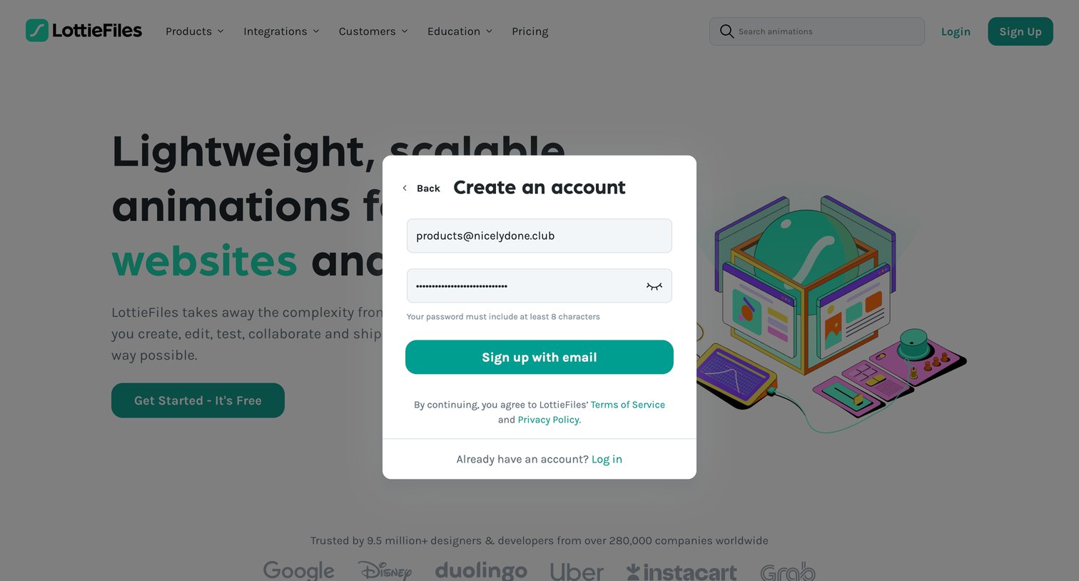 Lottie - LottieFiles Download Free lightweight animations for website | app screen