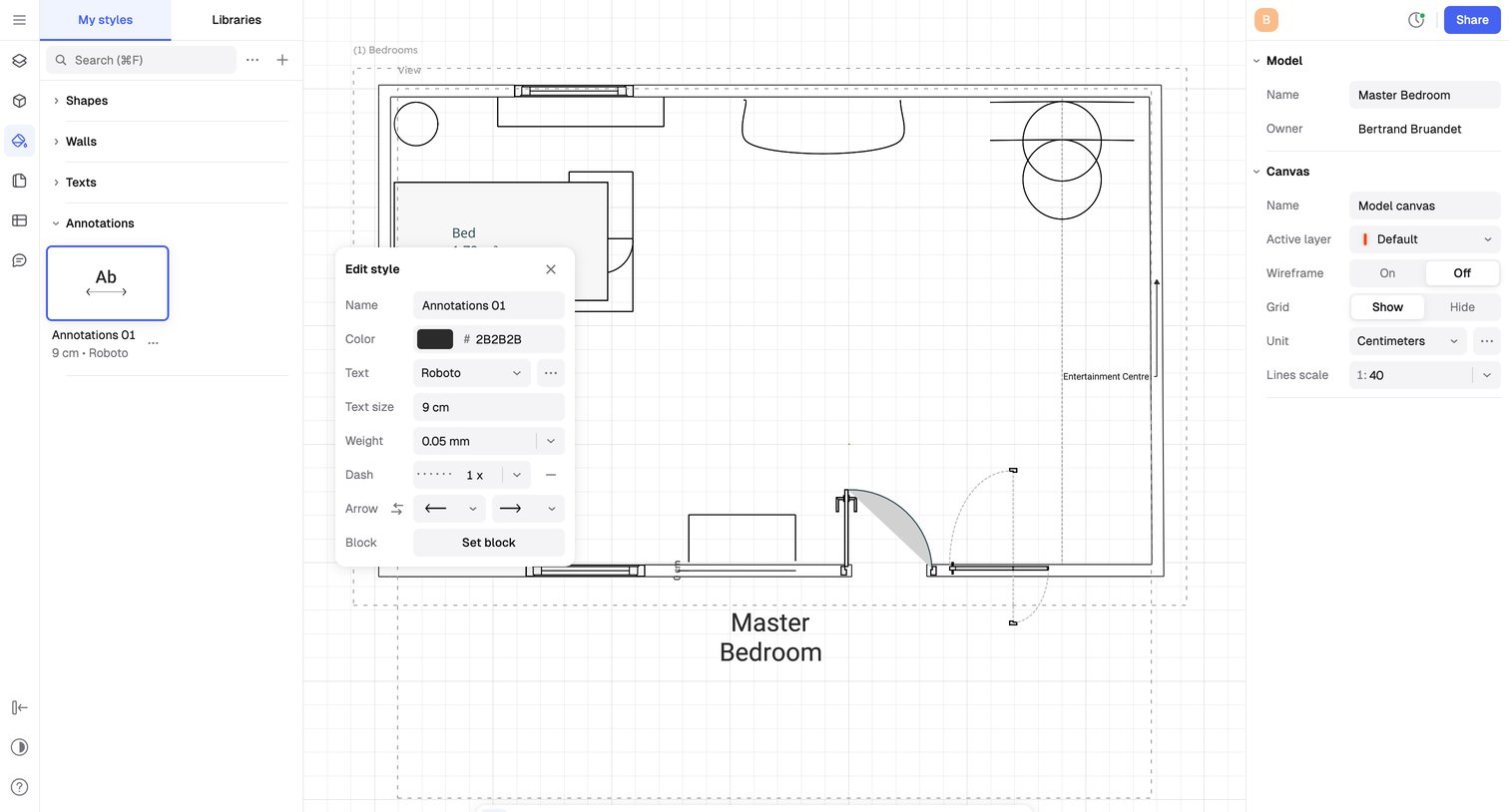 Rayon - Master Bedroom | Rayon screen