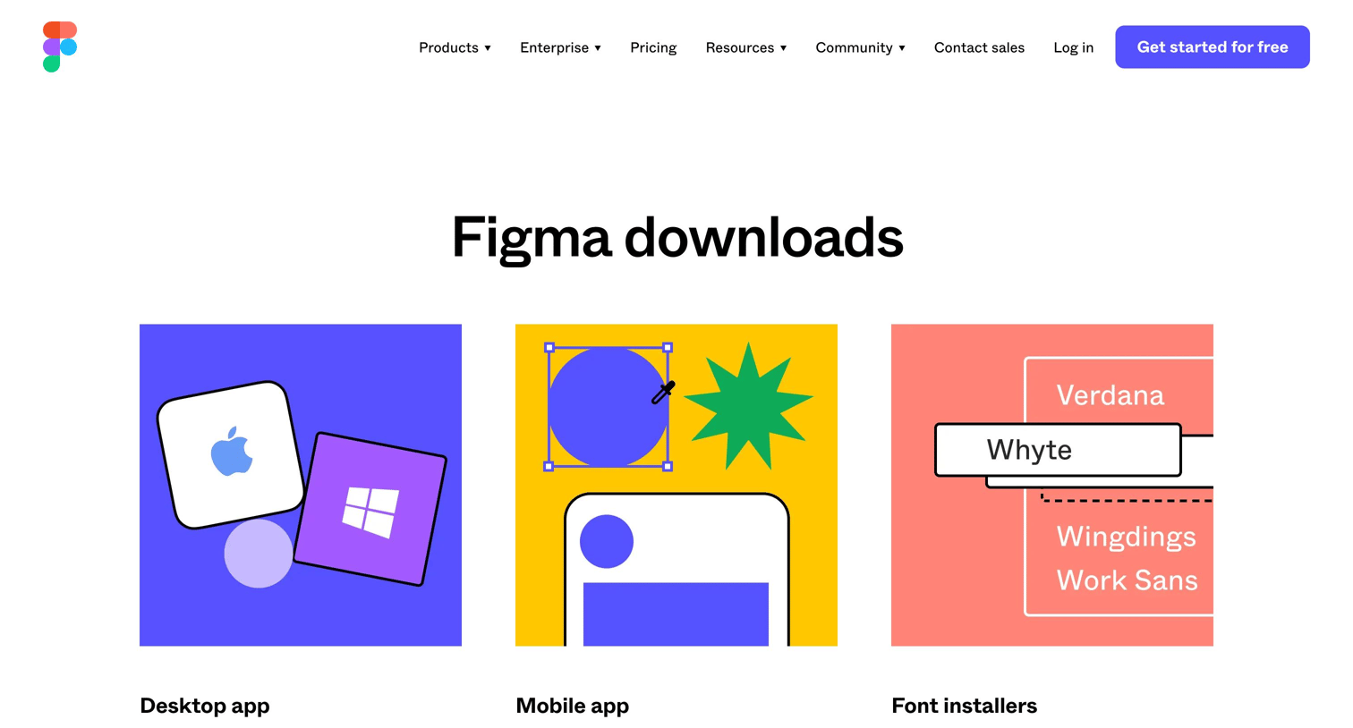 Figma - Figma Downloads | Web Design App for Desktops Mobile screen