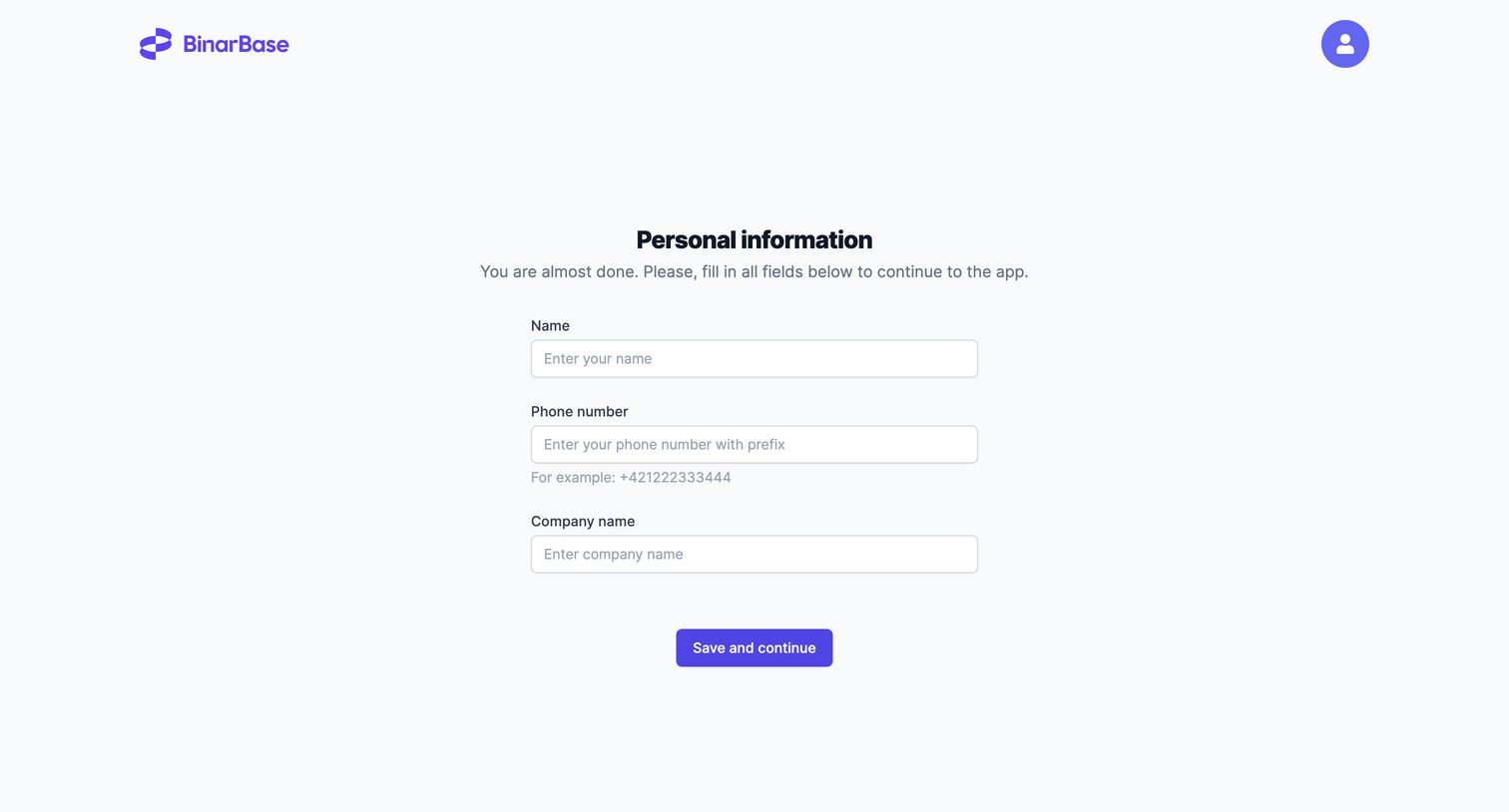 BinarBase - BinarBase for seamless analysis screen