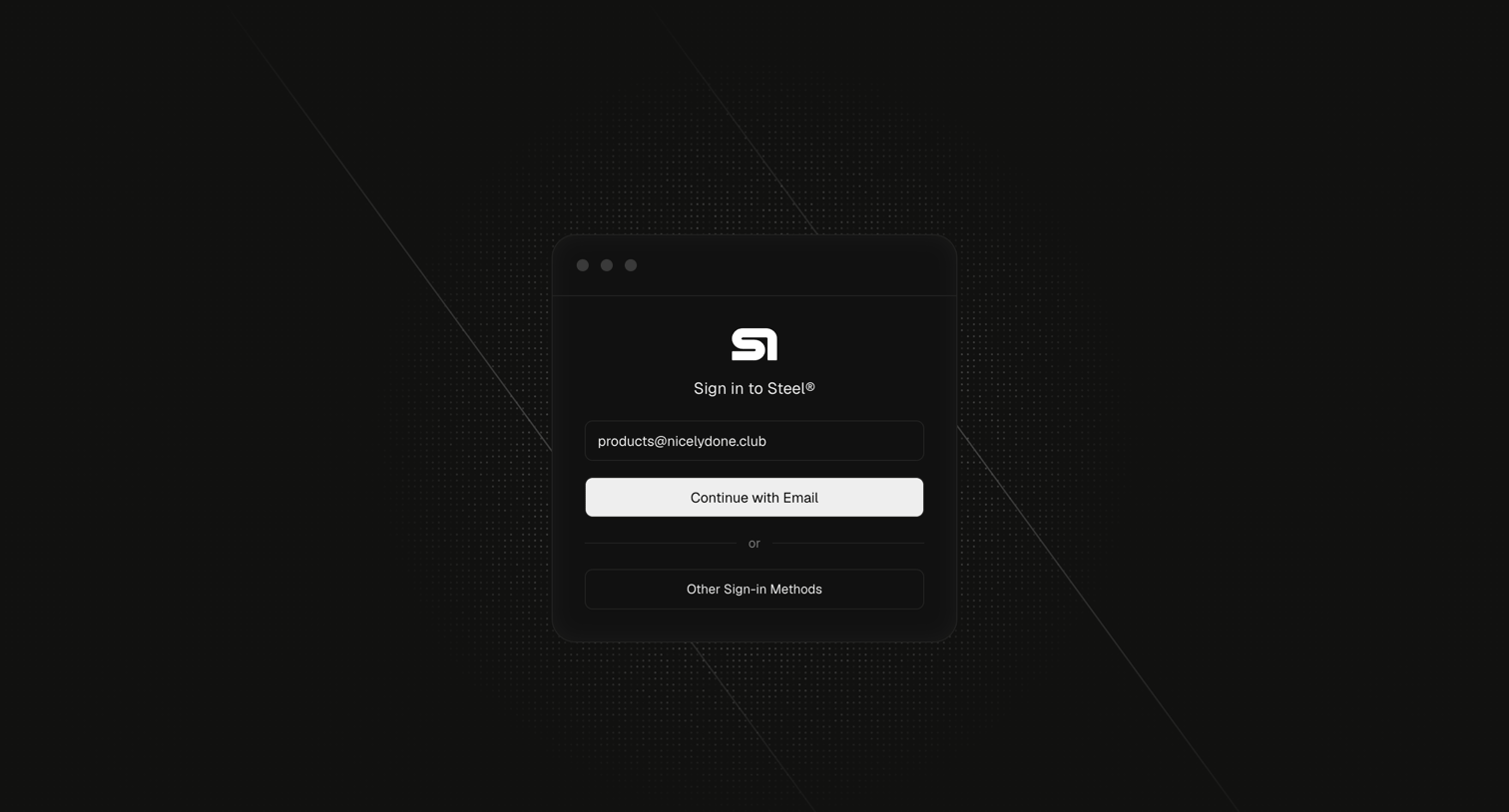 Steel - Steel | Open-source Headless Browser API screen