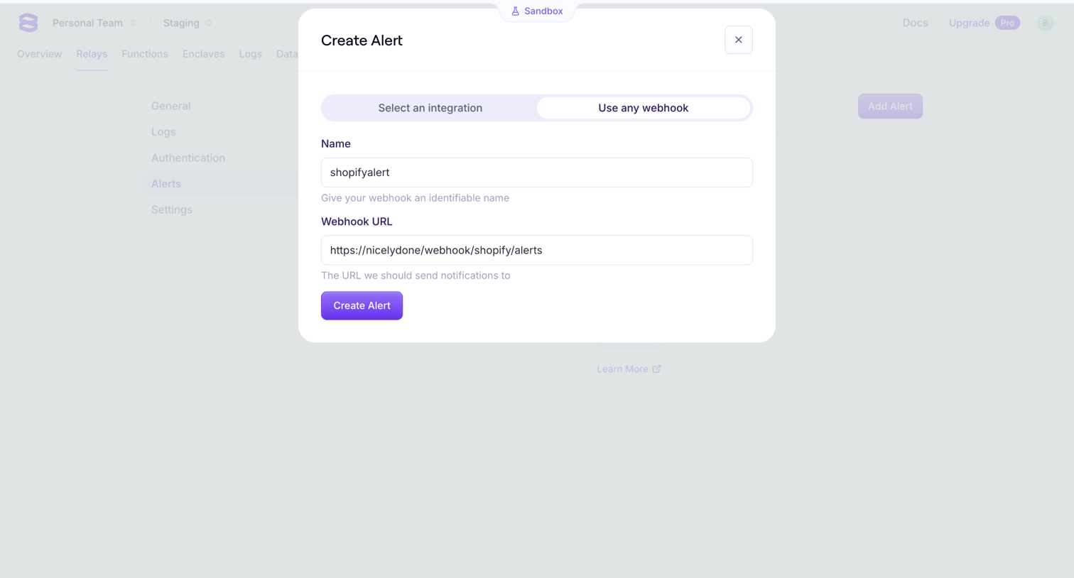 Evervault screen