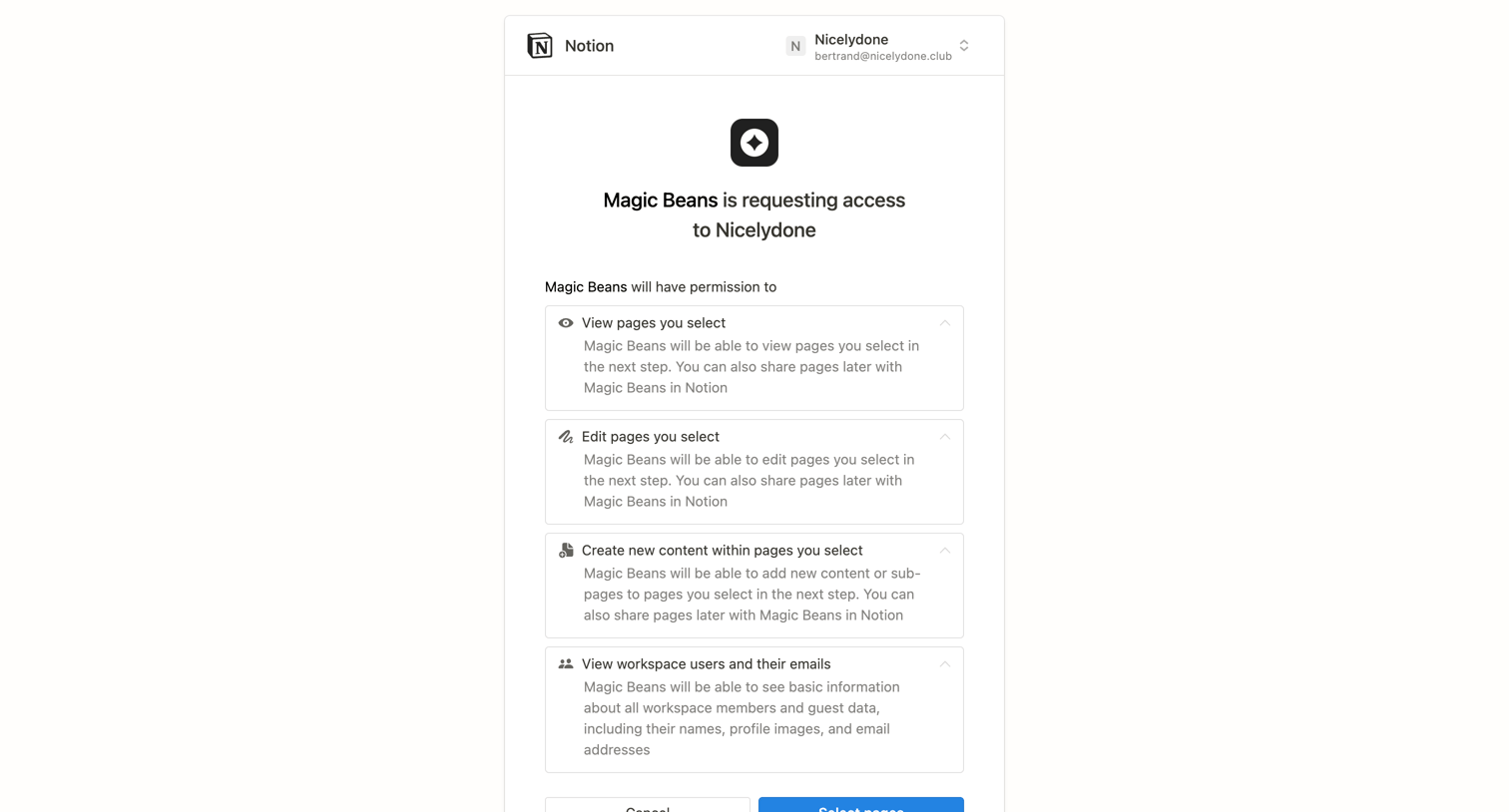 Magic Beans - Notion – The all-in-one workspace for your notes, tasks, wikis, a screen