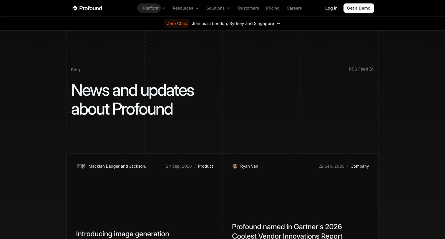 Tryprofound - AI screen