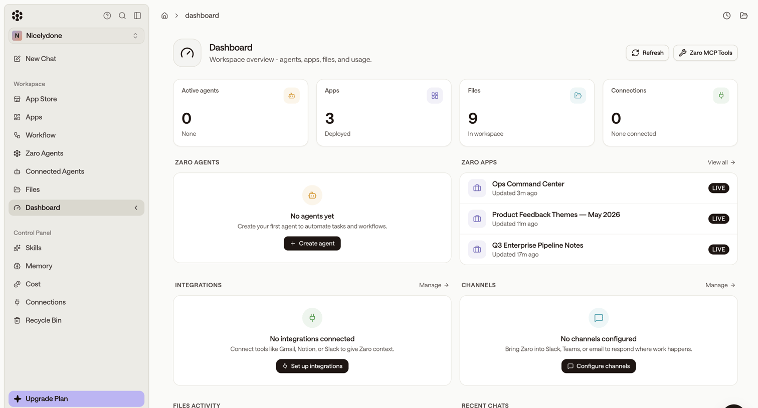 Zaro - Zaro - The Context Layer for Enterprise AI screen