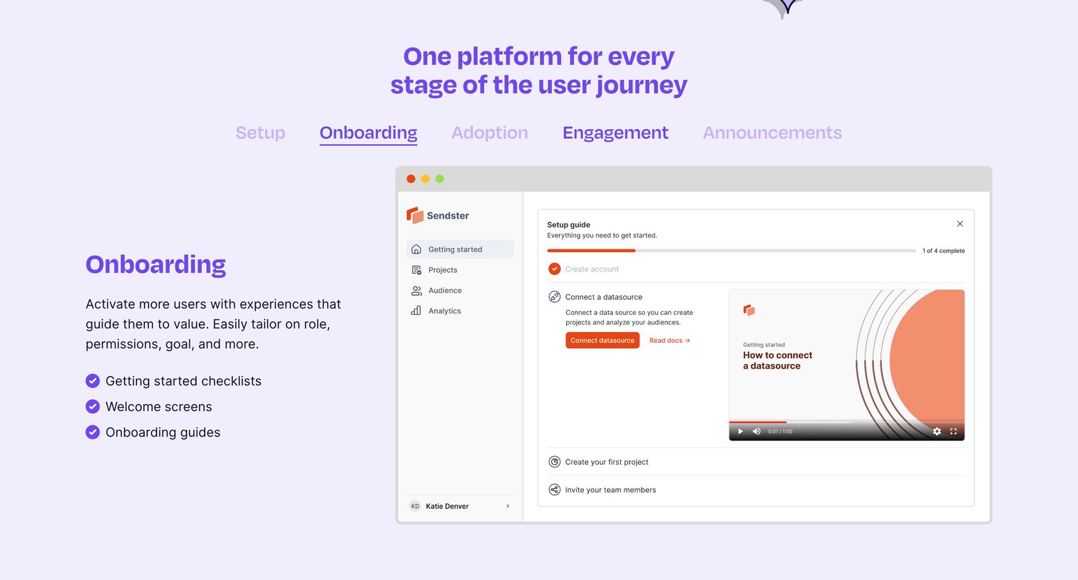 Dopt - Dopt — Ship self-serve product onboarding and education, your way screen