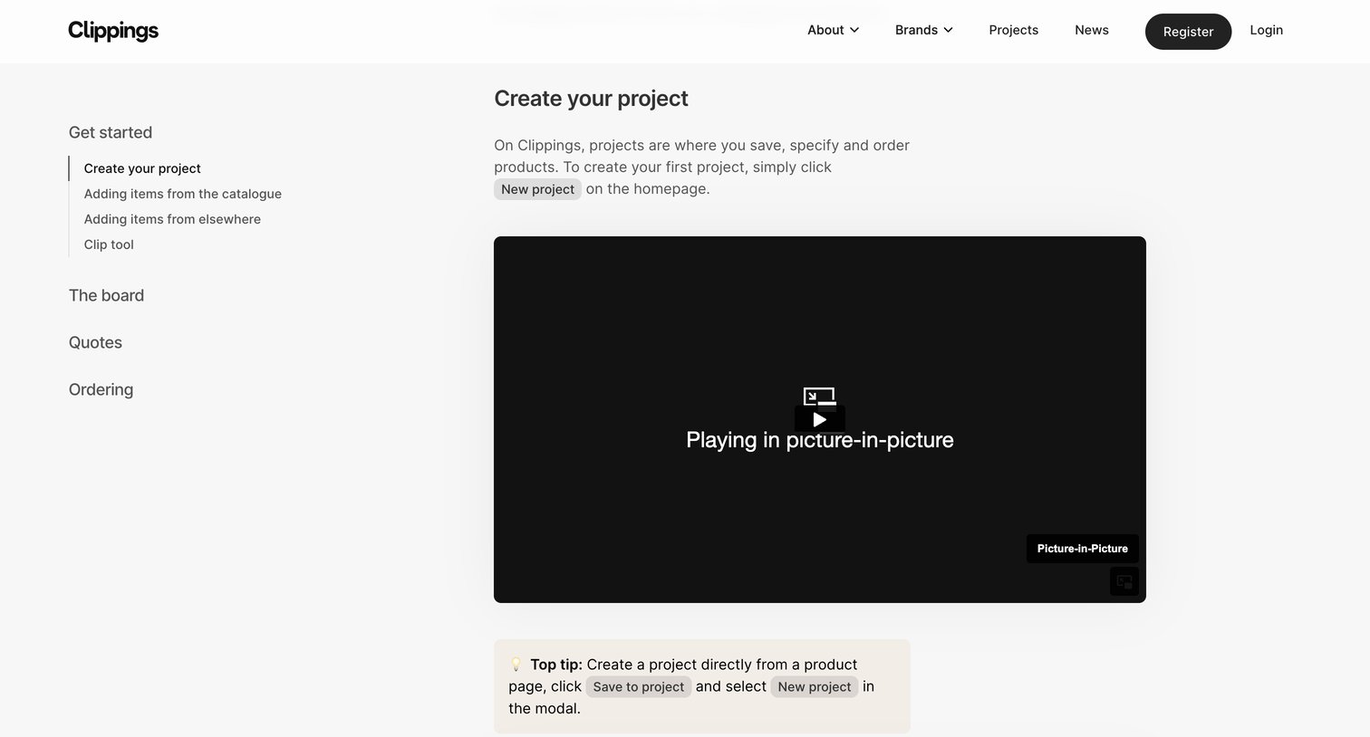 Clippings - Clippings – Discover The Procurement Platform screen