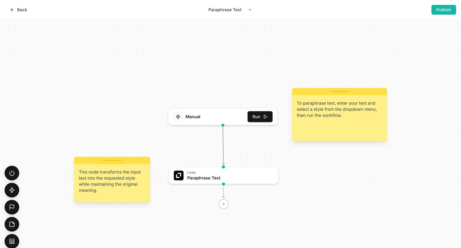 Leap - Leap AI | Automate any workflow with AI screen