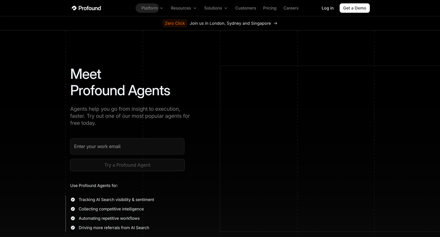 Try a Profound Agent — Free AI Marketing Agent from Tryprofound