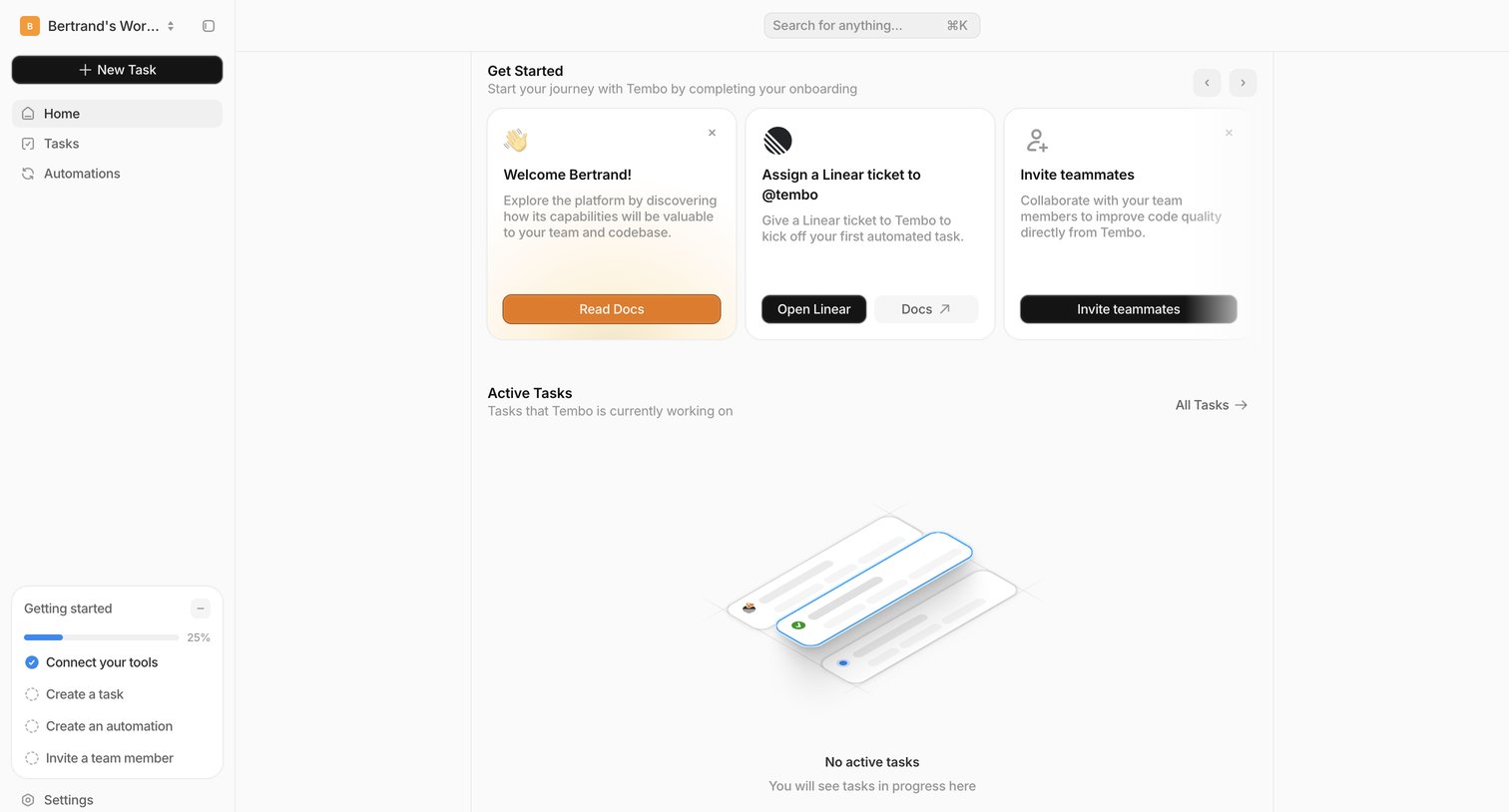 Dashboard — Tembo from Tembo
