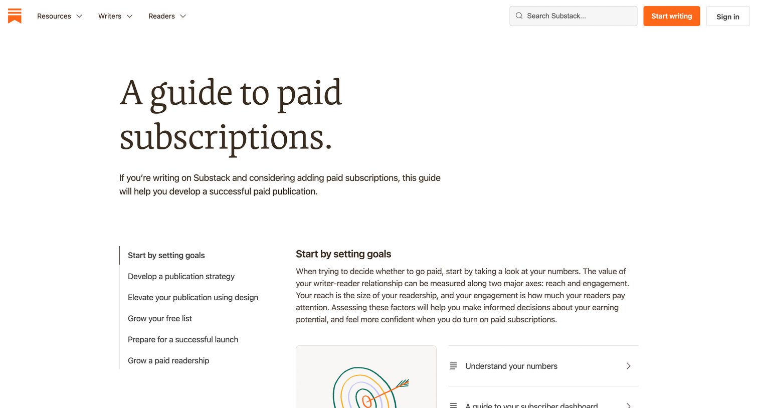 Substack - Substack - Going paid guide screen