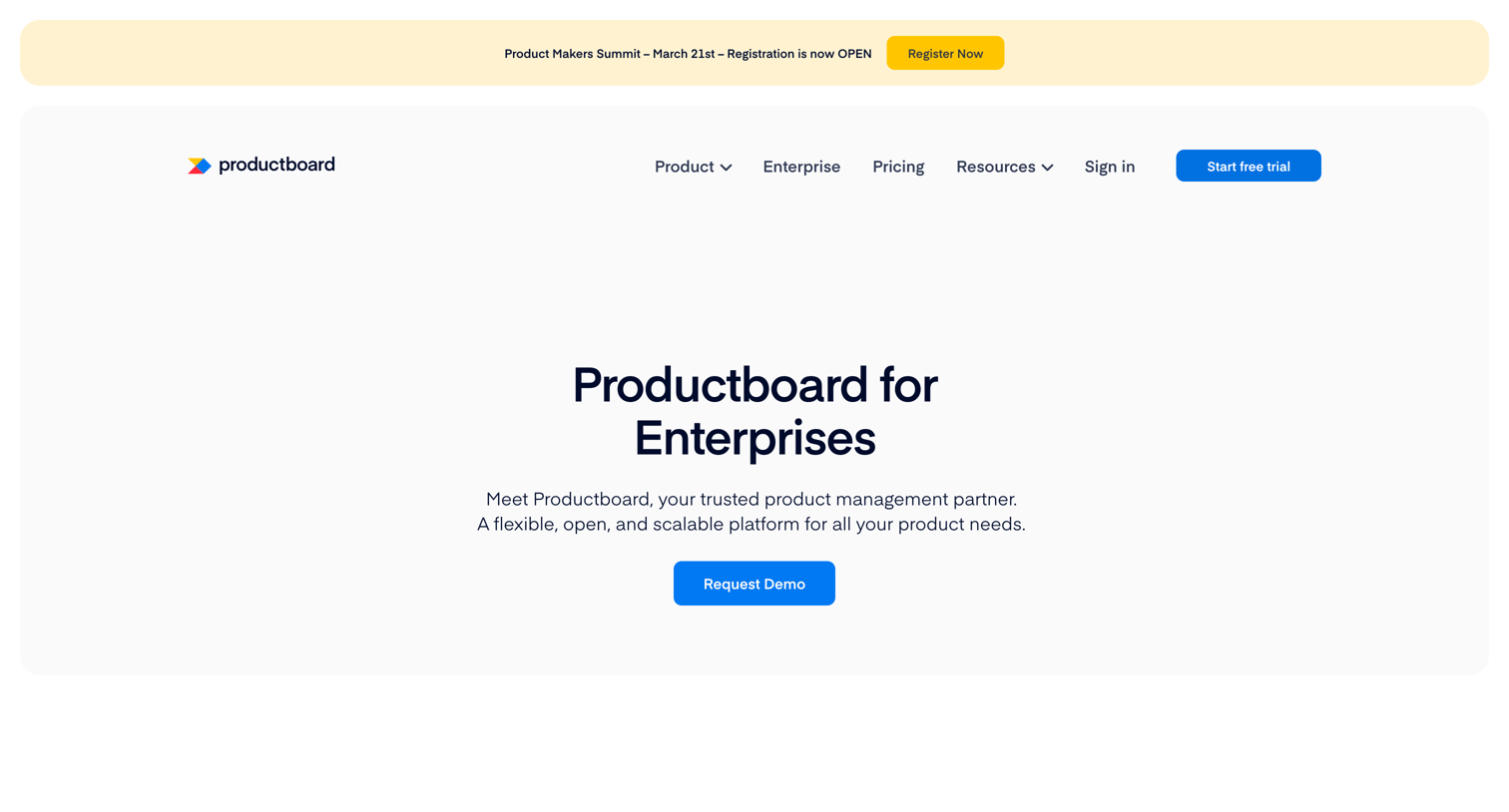 Productboard - Enterprise Product Management System | Productboard screen
