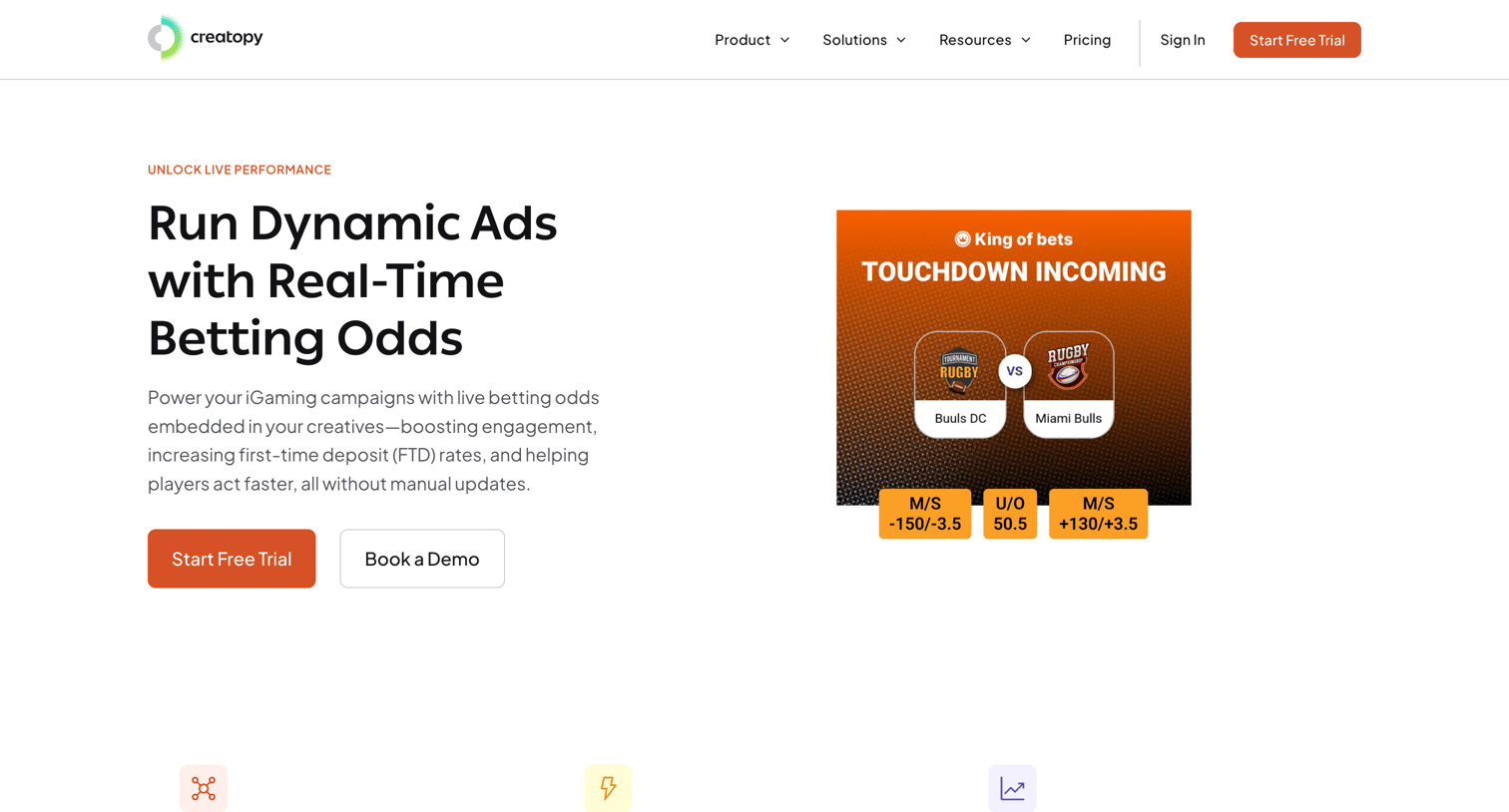 Creatopy - Boost Your iGaming Campaigns with the Live Odds Feature - Creatopy screen