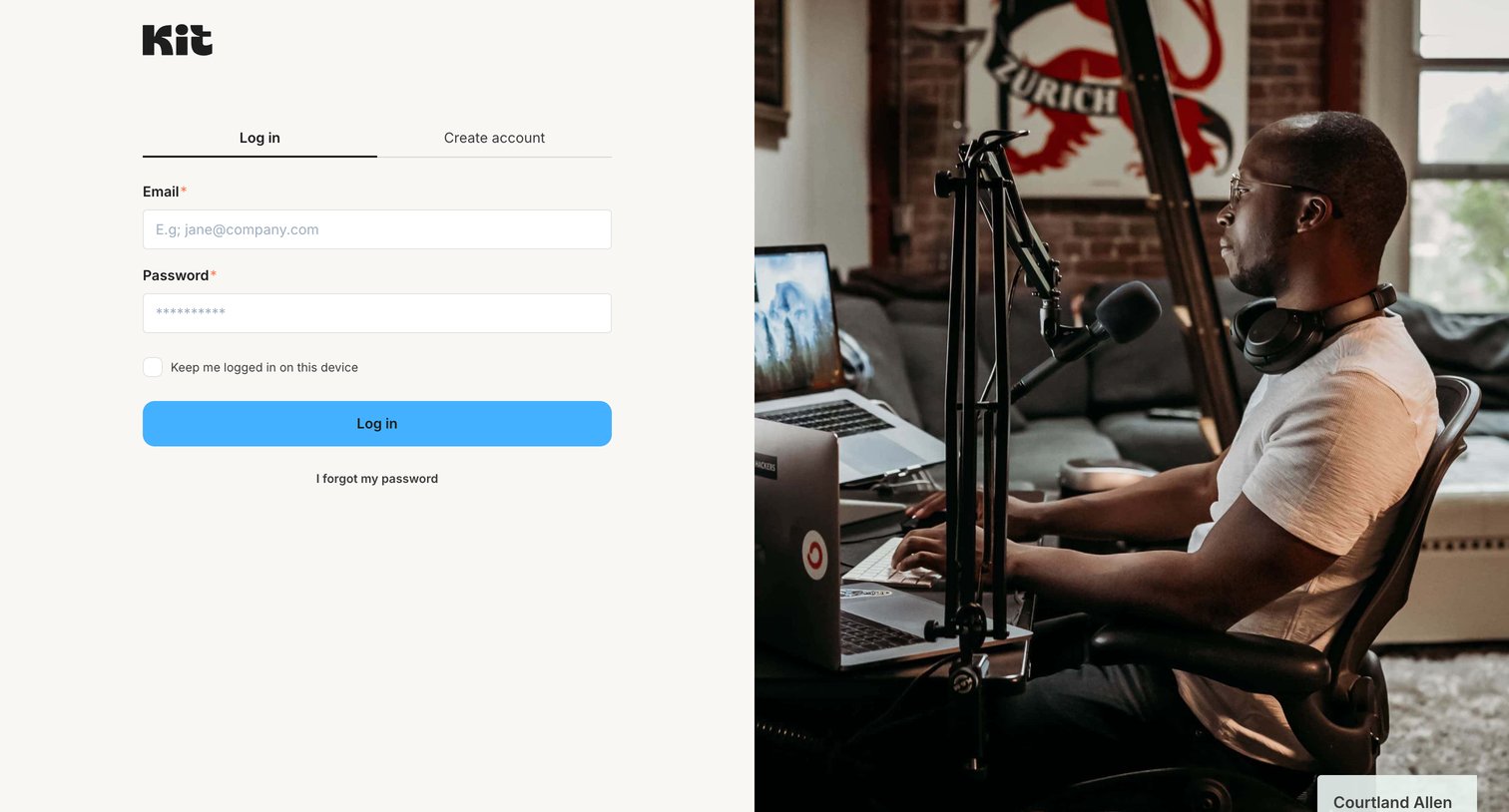 Log In - Kit from Kit