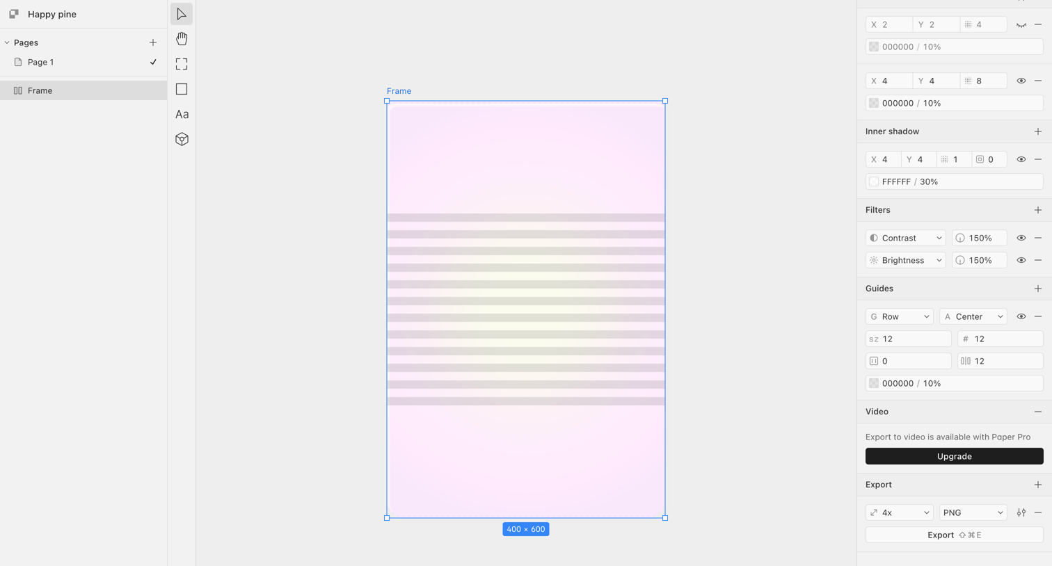 Paper - Happy pine · Paper screen