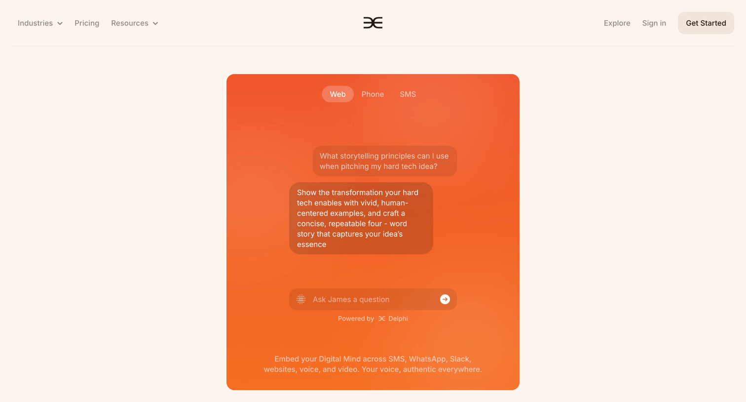 Delphi - Delphi | Scale Your Insight. Stay Focused on What Matters. screen