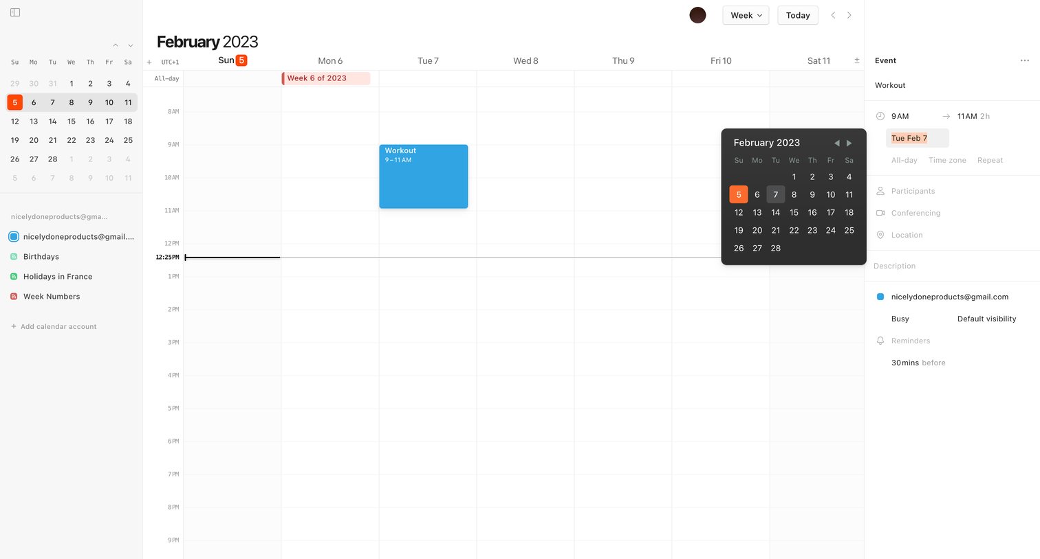 Cron screen