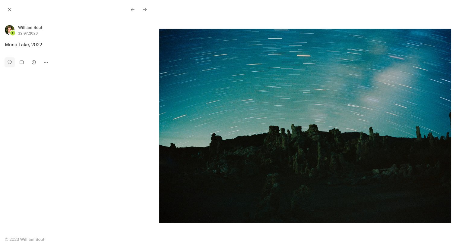 Refrakt - Mono Lake, 2022 by William Bout — Refrakt screen