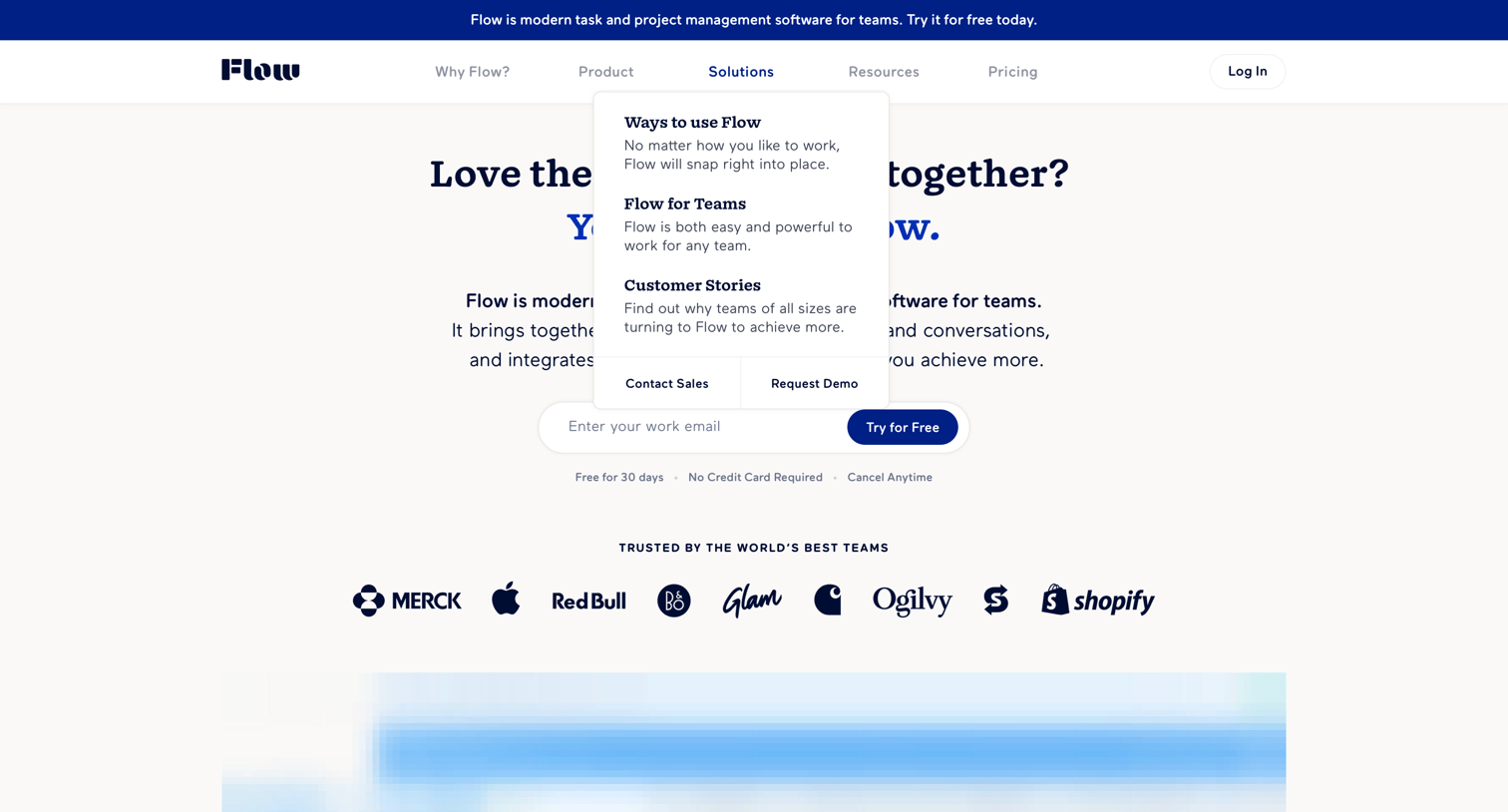 Flow - Flexible Project & Task Management Software for Teams - Flow screen