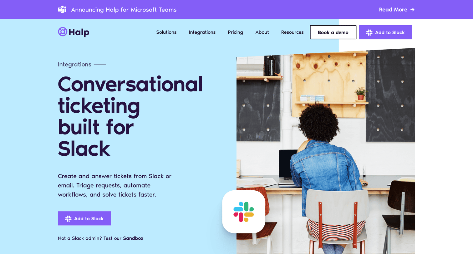 Integrations from Halp