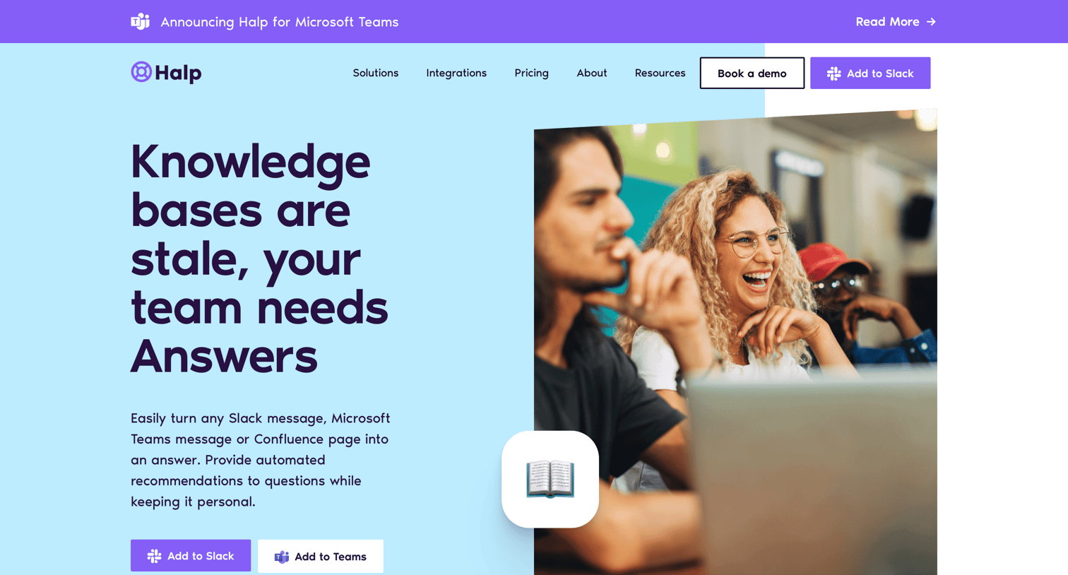 Integrations from Halp