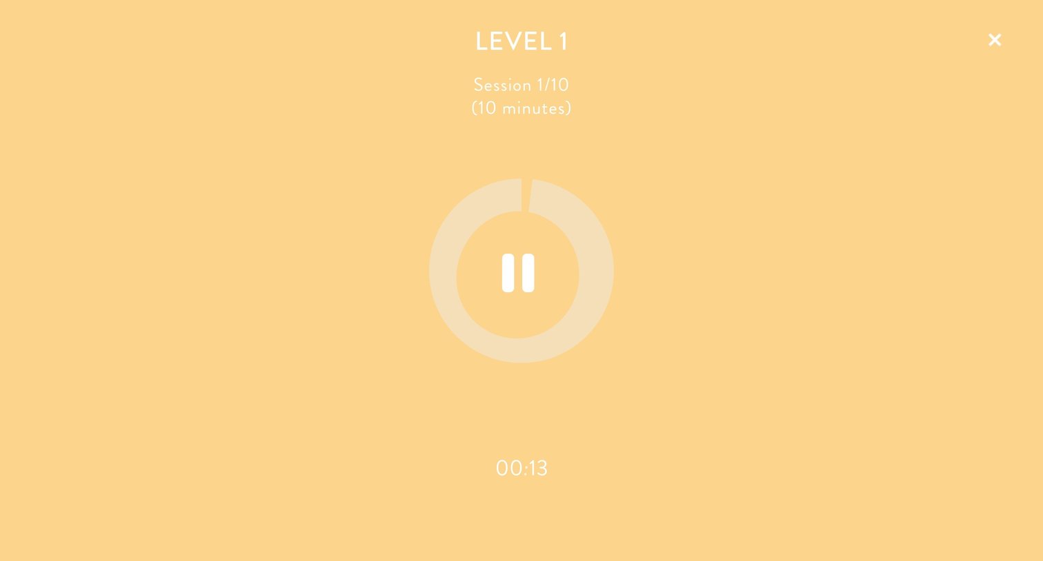 Headspace - Single screen