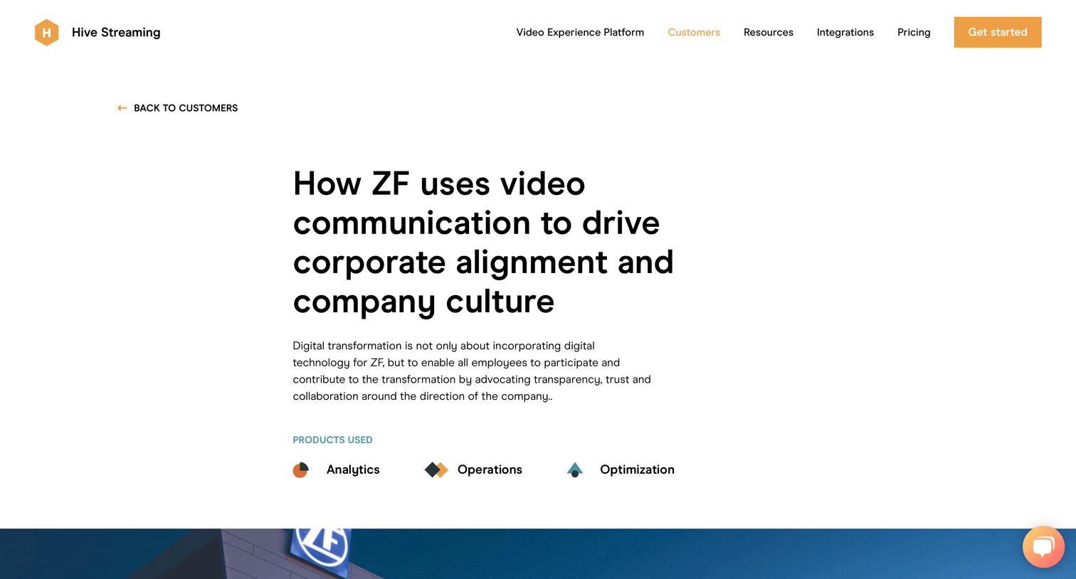 Hive streaming - ZF — Hive Streaming screen